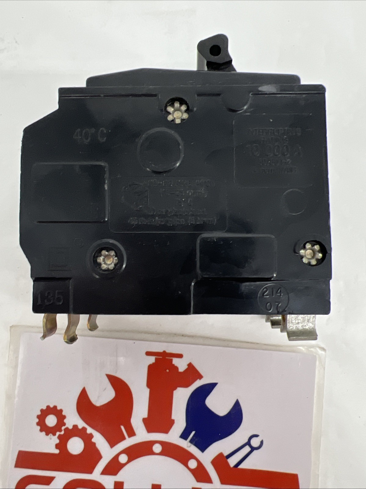 Square D QO240 Molded Case Circuit Breaker, 40 Amp, 2 Pole, Type QO, 120/240V