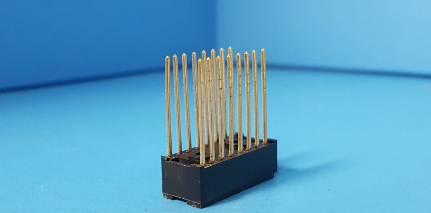 (4 PCS) IC SOCKET, 16 PIN DIP SOCKET, WIRE WRAP, 0.3″ WIDE, GOLD LEAD/ CONTACT