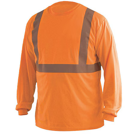 Occunomix Lux-Lset2b-O3x Unisex Long Sleeve T-Shirt, Polyester, Pullover,