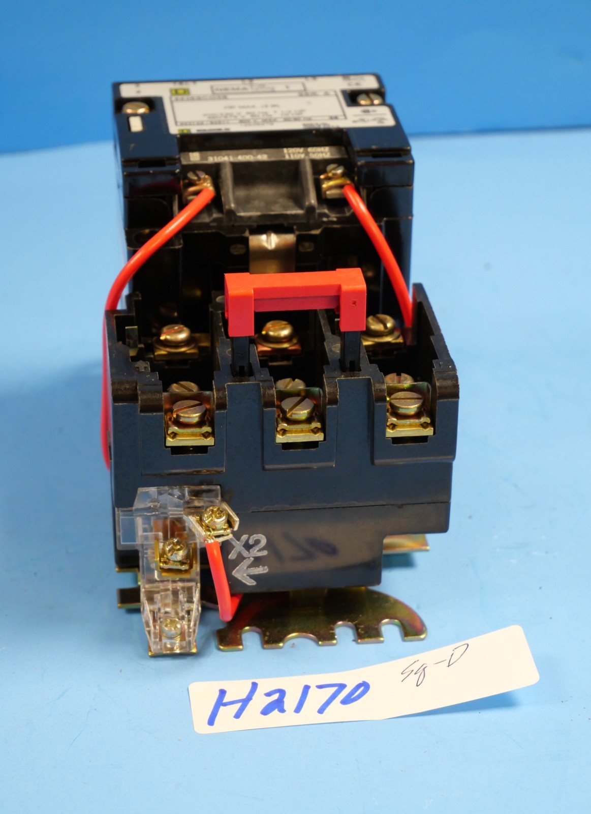 Square D Nema Size 1 Starter 6536SCO3S Series A 120 Volt Coil 6536 SCO3S