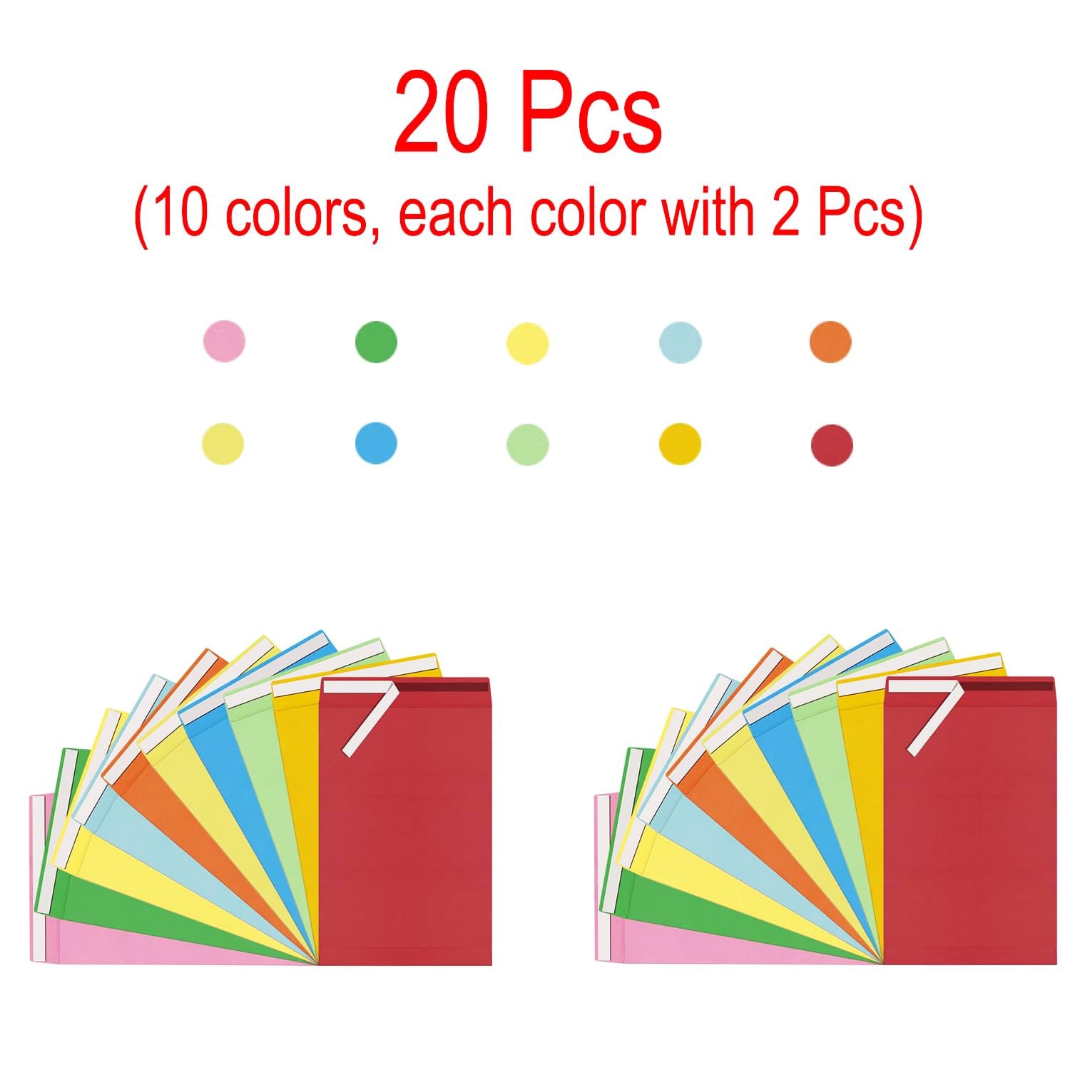 Mxinxiu 20 Pcs 6×9 inches Colored Catalog (20 Pcs),
