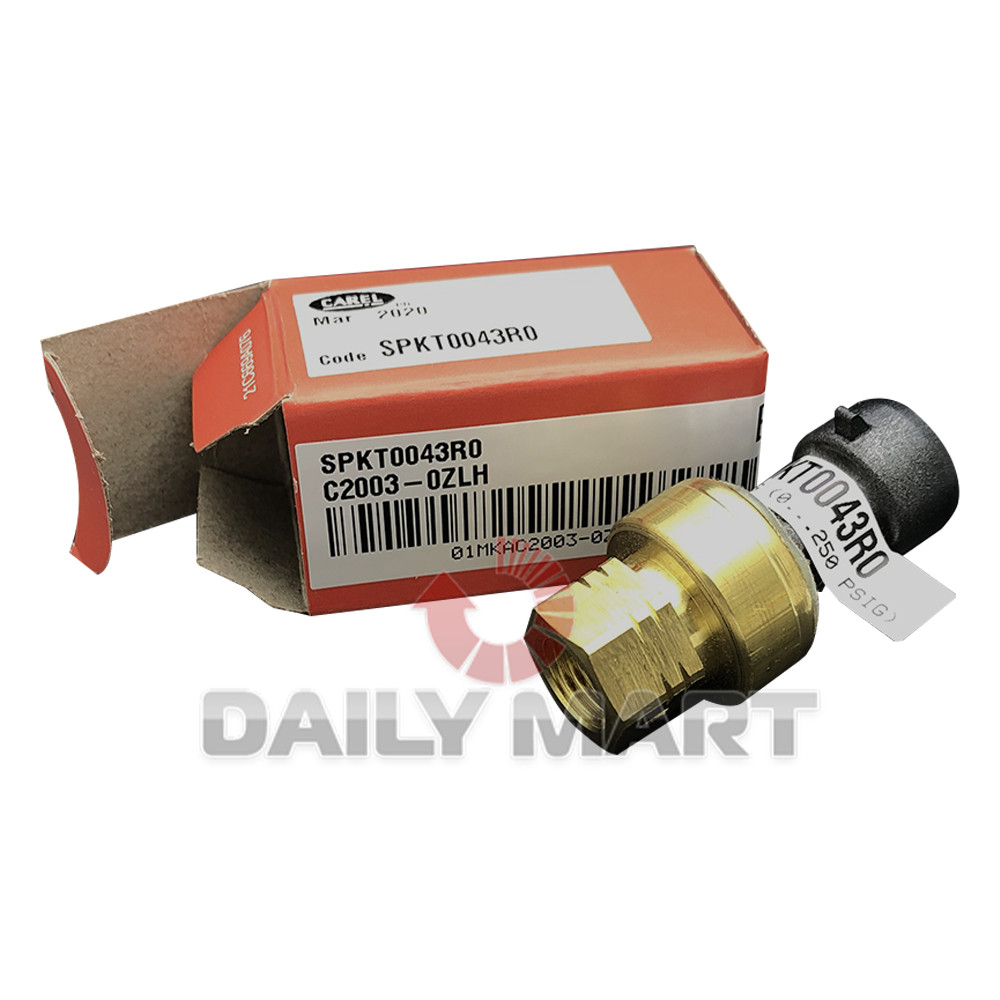New In Box CAREL SPKT0043R0 Pressure Transmitter 0-5V DC 0-34.5Bar 4..20Ma