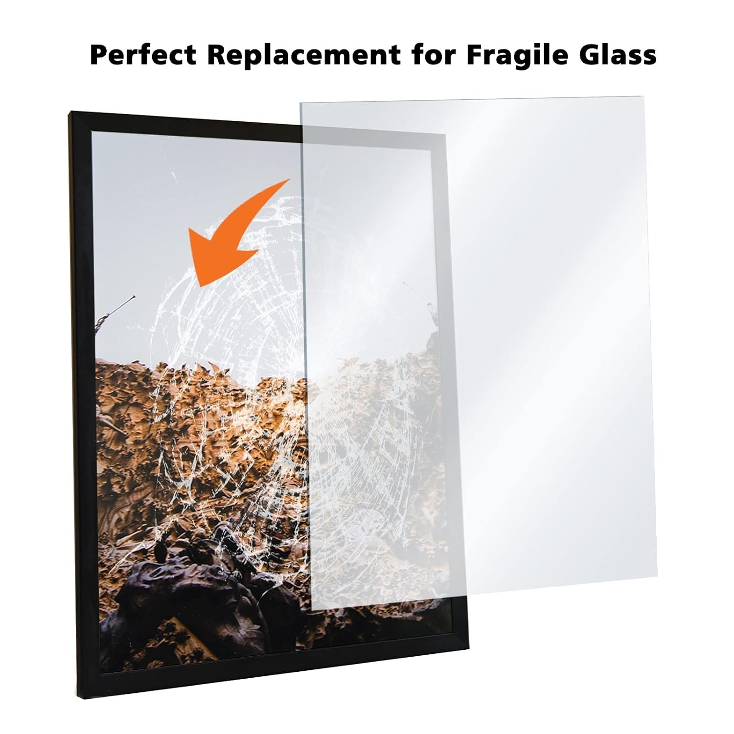 Acrylic Sheets Clear Plastic Plexiglass Sheets 6 Pack 8.5×11 Inches for Crafting