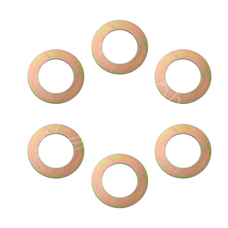 6pc 50mm x80mm x2mm Bucket Pin Shim Iron Excavator Skid Steer For Cat Bobcat