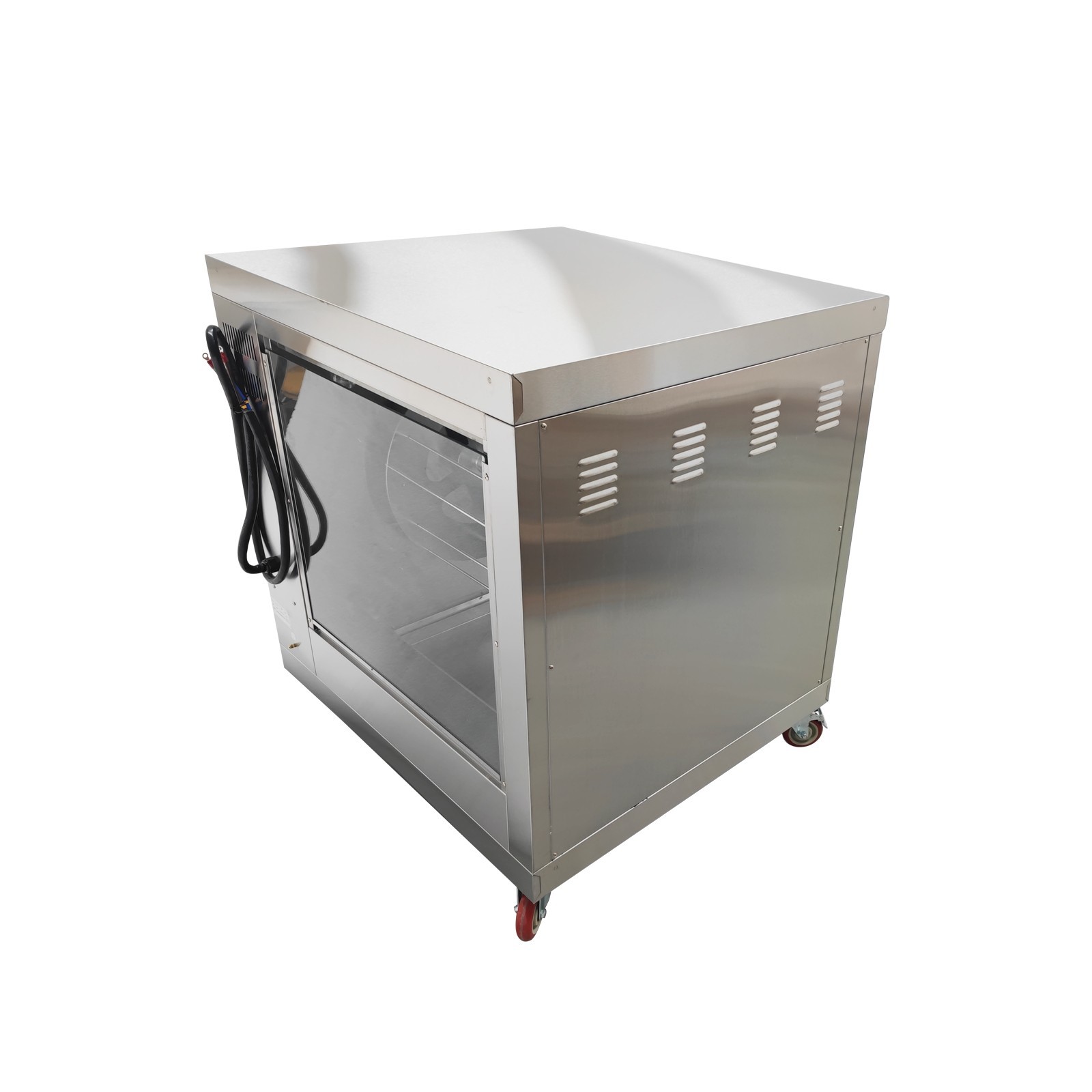 220V Electric Chicken Rotisserie Machine 122-572℉ Temp. Adjust Rotisserie Machin