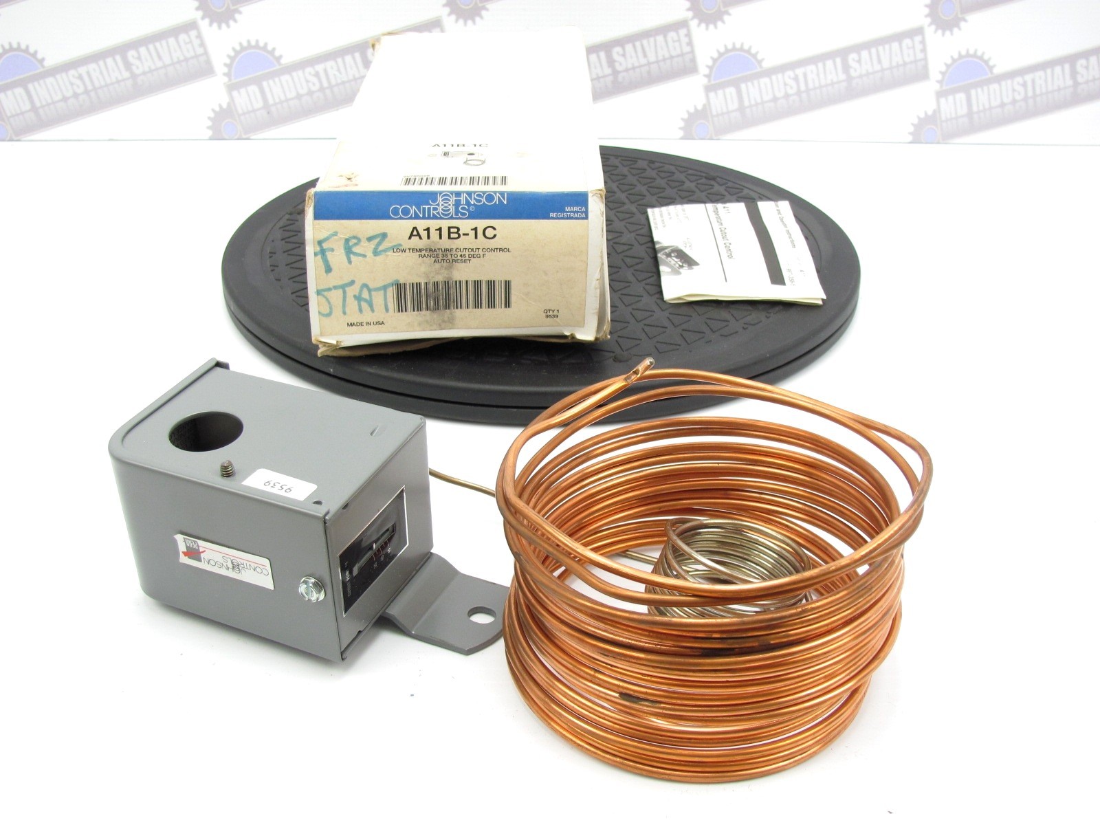 JOHNSON – A11B-1C – Freeze Stat Low Temp Cutout Control w/Auto Reset (35-45F)