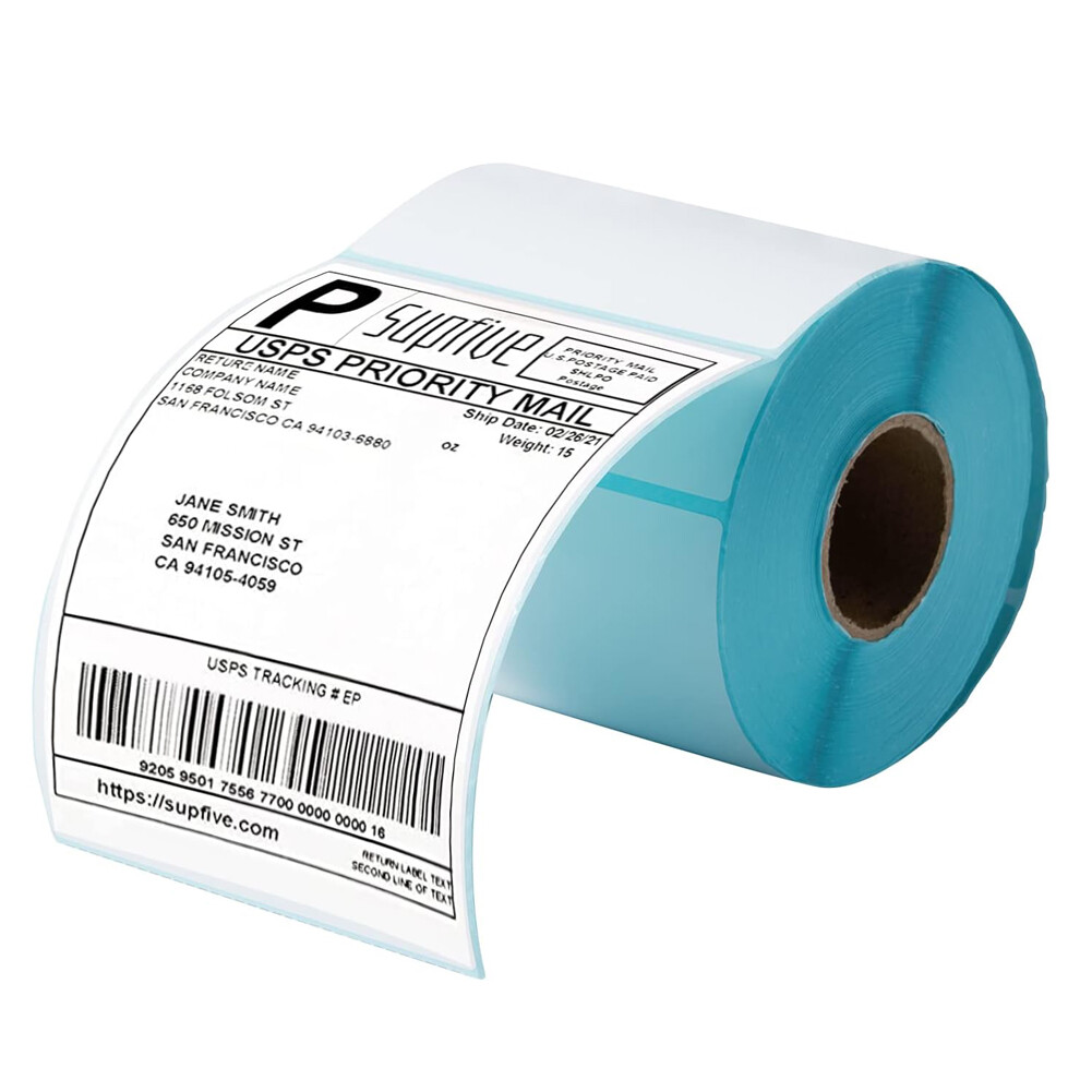 450/Roll Direct Thermal Shipping Labels 4″x6″ for Zebra, Rollo, MUNBYN,MFLABEL