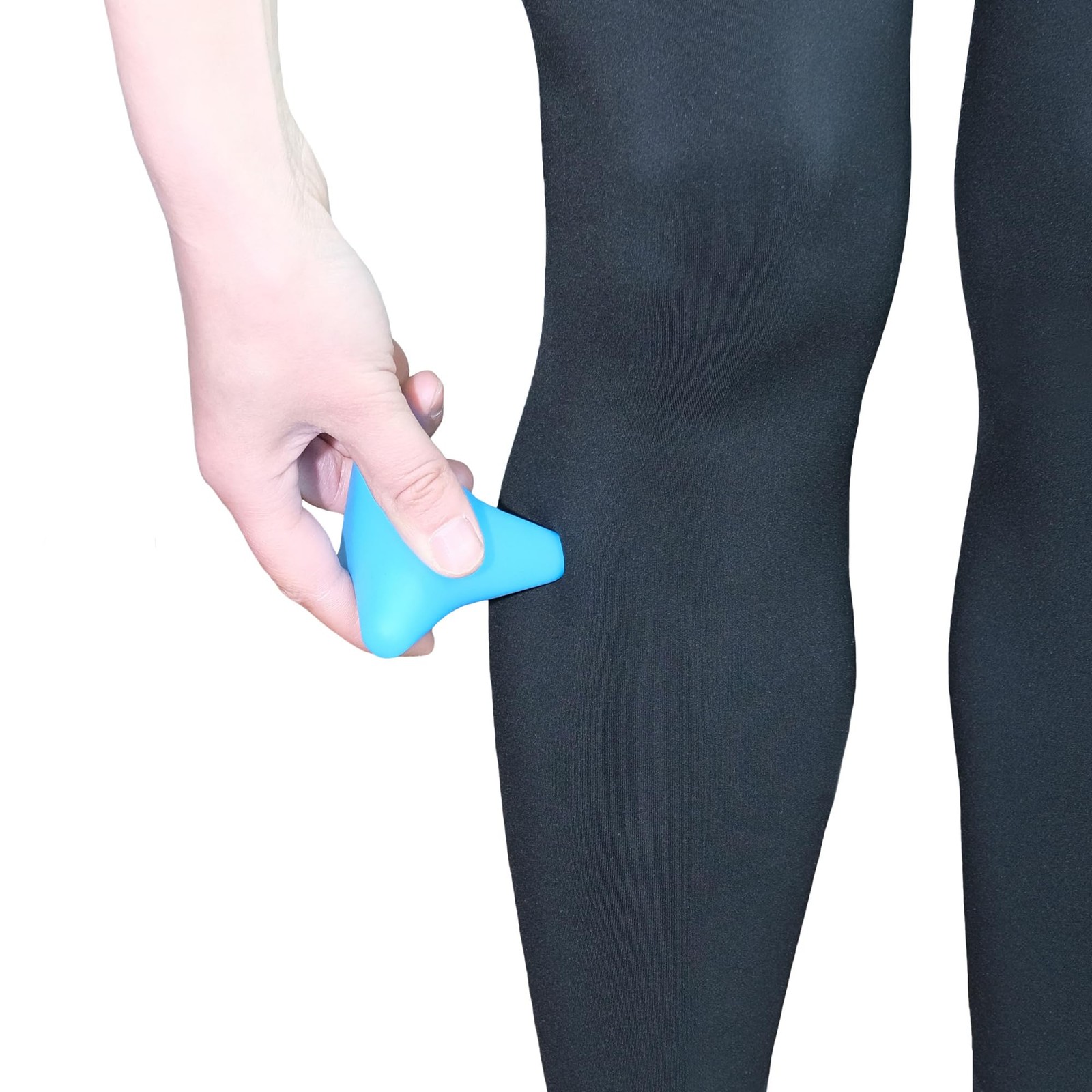 Manual Trigger Point Massage Tool Small Massager Ball 3″×2.6″ 3×2.6″, Blue