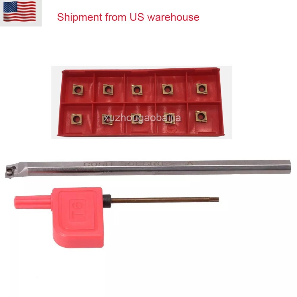 SOLID CARBIDE C06K-SCLCR06 INDEXABLE LATHE BORING BAR 6 MM SHANK