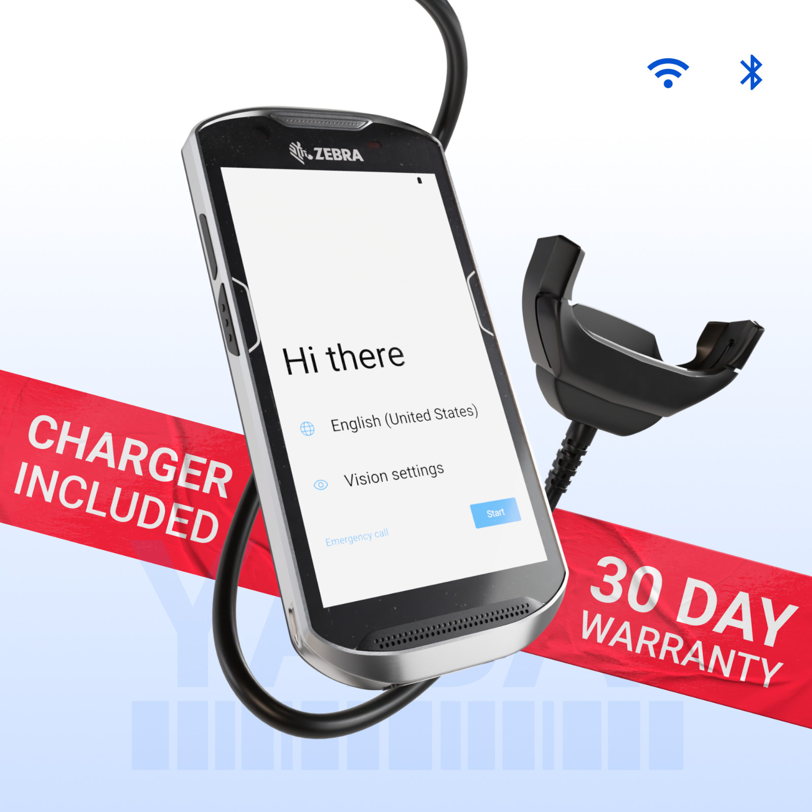 ✅REFURBISHED✅ Zebra TC52 Mobile Scanner Model TC520K-1PEZU4P-NA &Battery&Charger