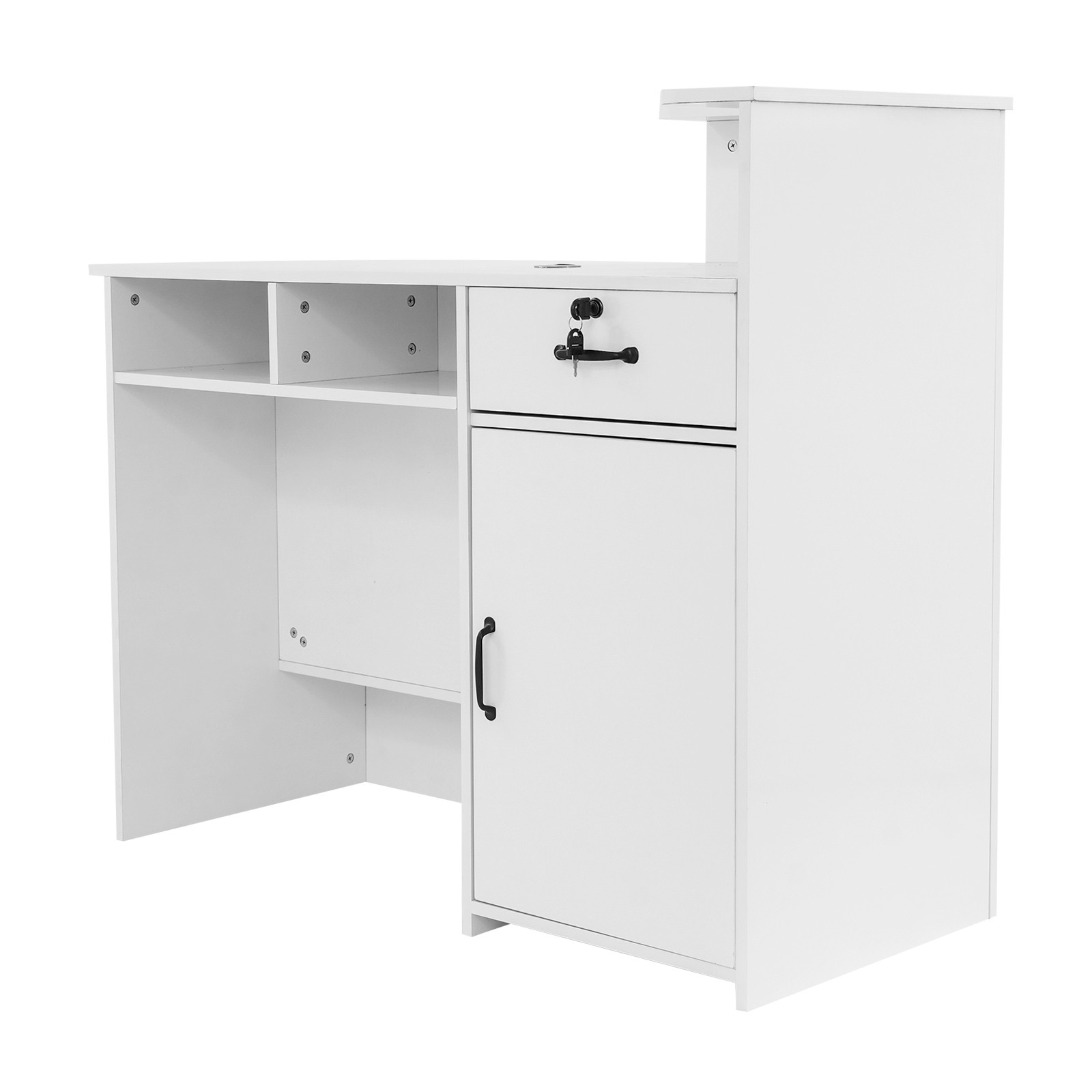 Office Reception Desk with Counter Salon Retail Checkout Counter Front Desk