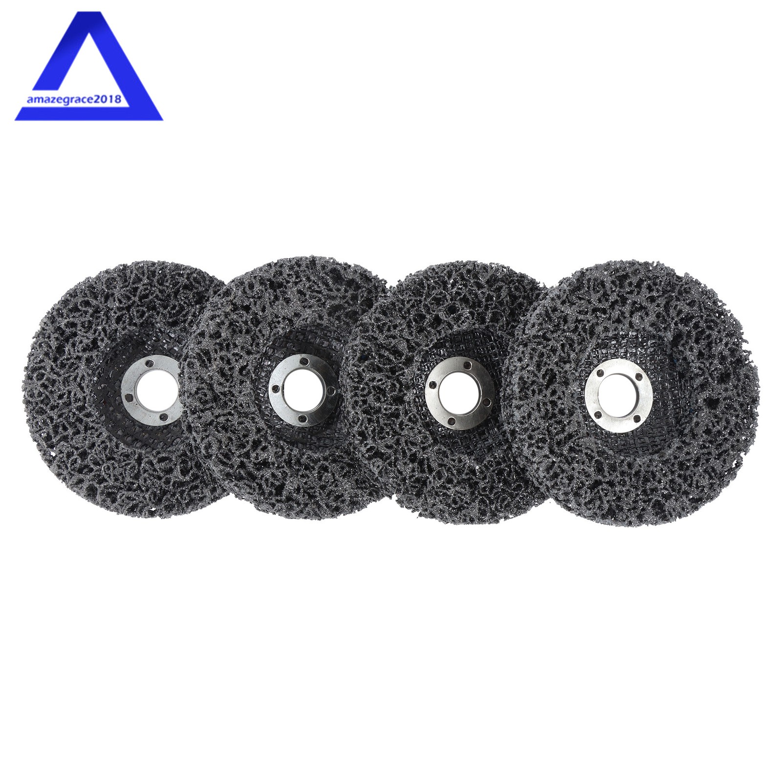 12 Pcs 4 Kinds Paint Strip Disc 4″ × 5/8″ Angle Grinder Stripper Wheels for Rust