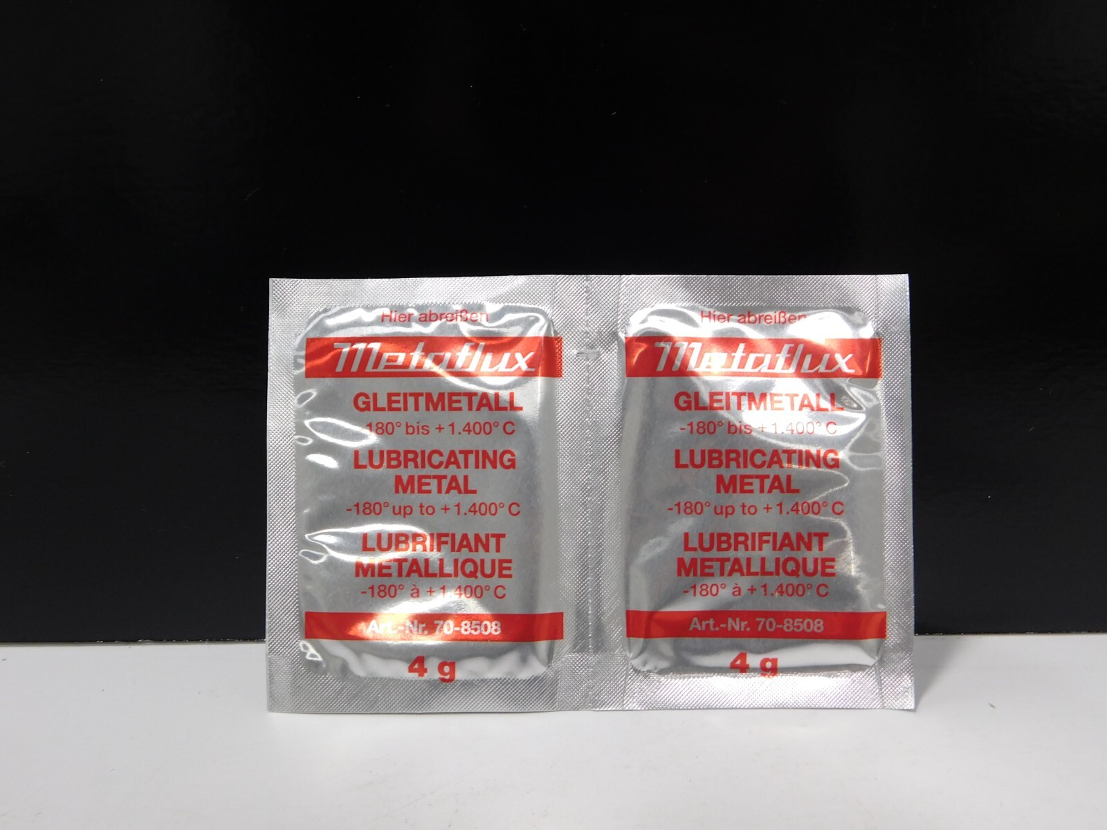 Metaflux 70-8508 Gleitmetall Metal Lubricating Paste 4 gram packet – Qty 2