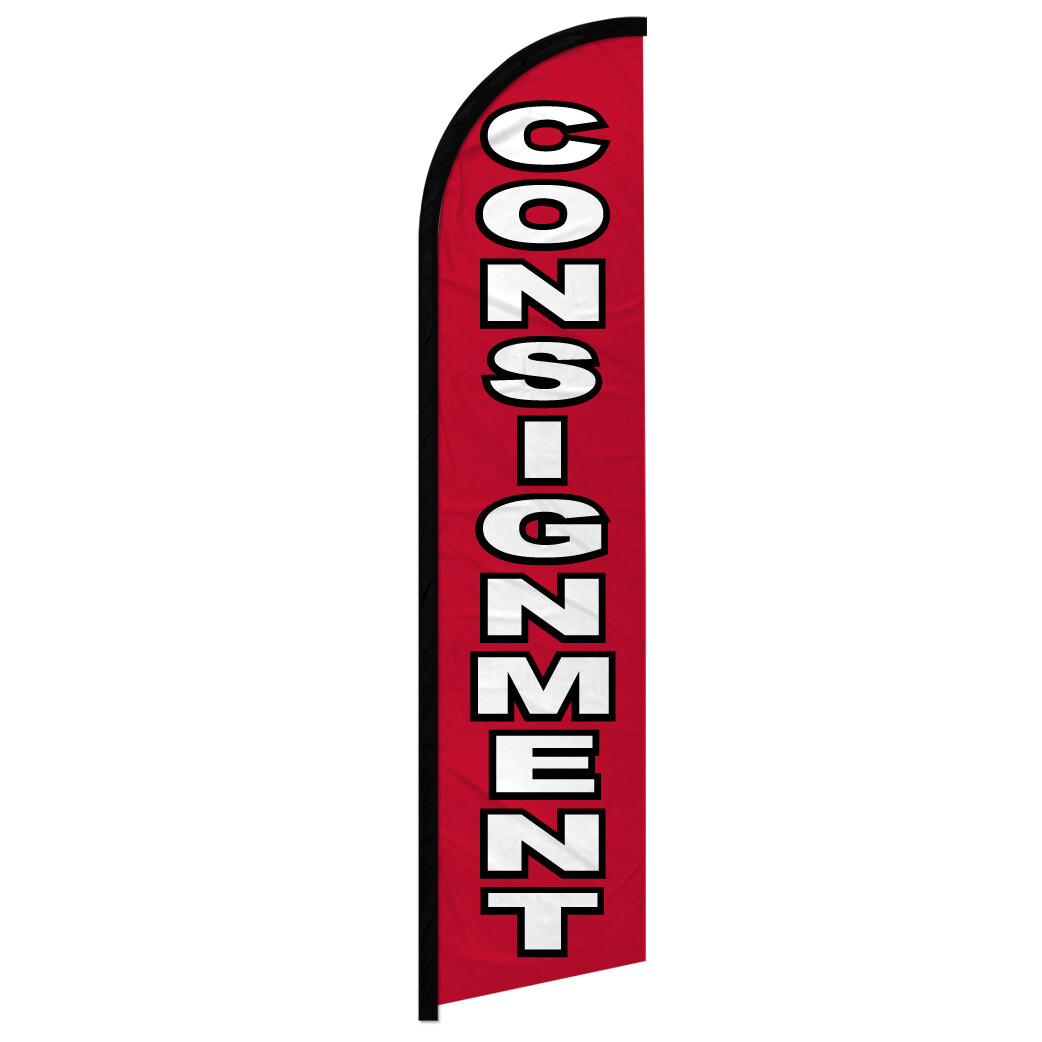 Consignment Full Curve Windless Swooper Flag Pawn Thrift Shop