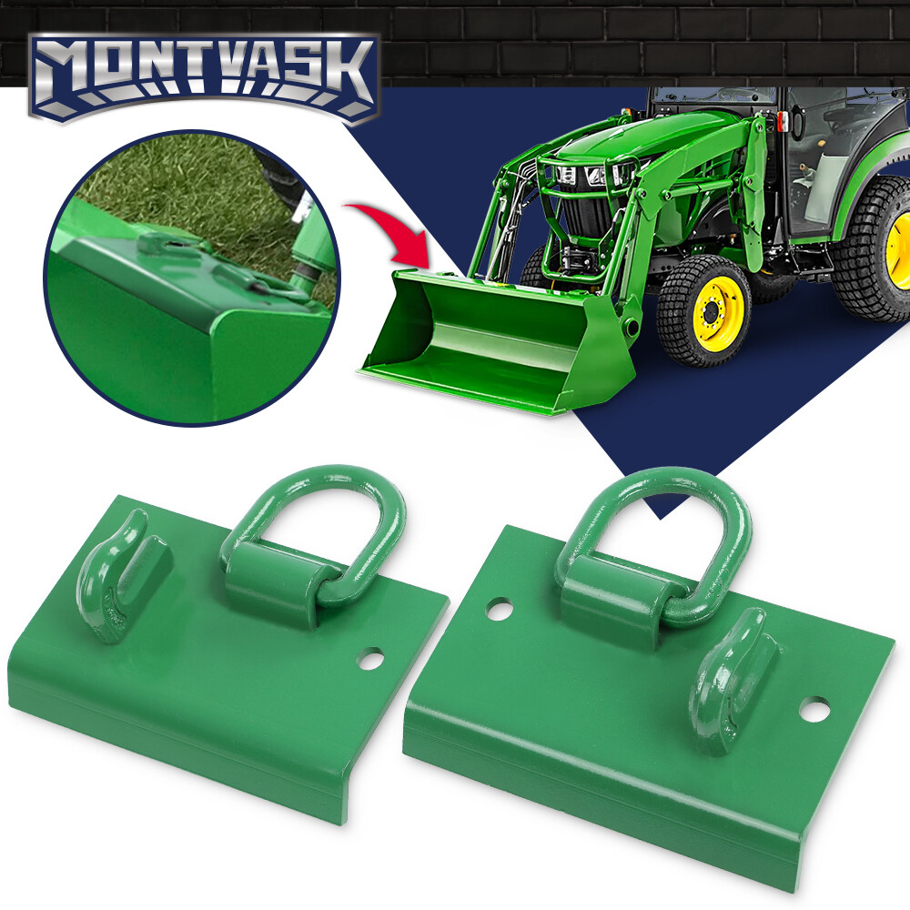 Bolt on Grab Hooks D Rings Fit For John Deere Compact Tractor 1025R 2032R 3320