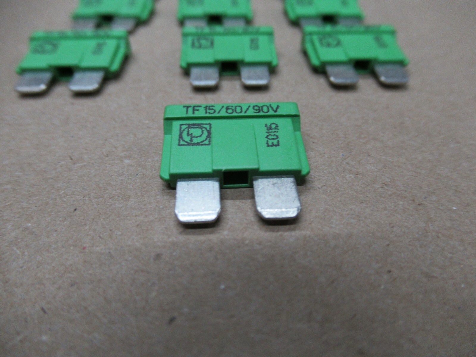 LITTELFUSE 162.7049.5152 GREEN FUSE TF15 / 60 / 90V PACK OF 10