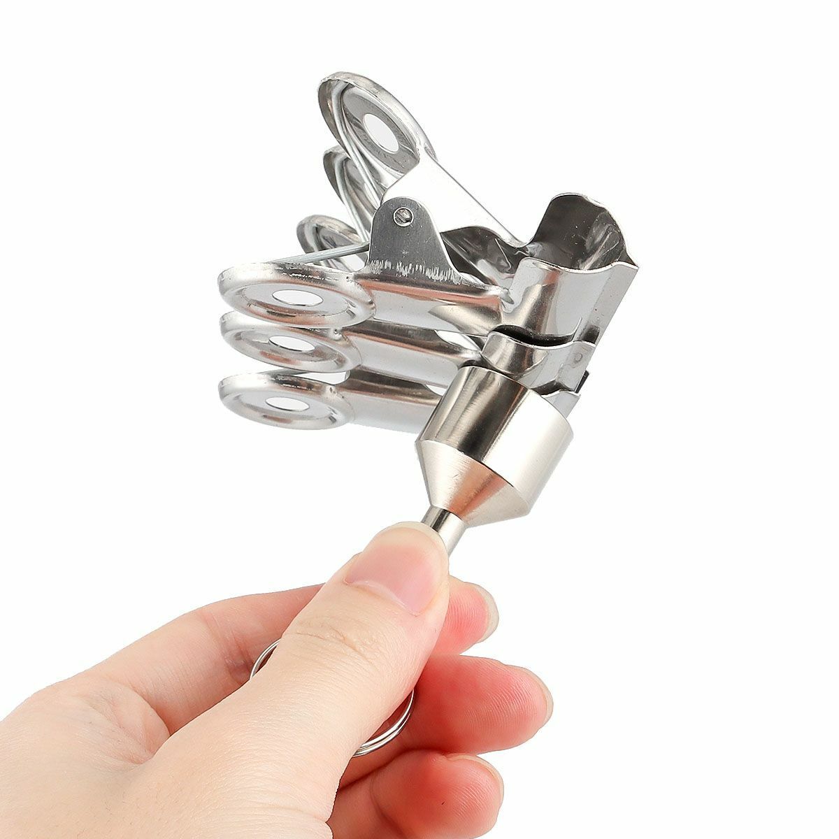 2PCS Keychain Neodymium Magnet for Testing Brass Gold Silver Coins Ferrous Metal