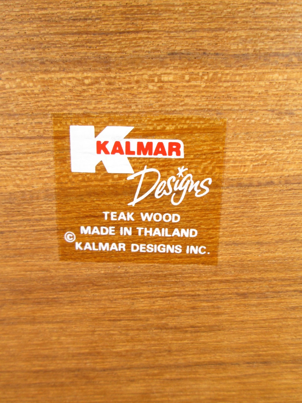 Kalmar Teak Double Letter Desk Tray Danish Modern 10-3/4 inch Wide x 16-1/4 Deep