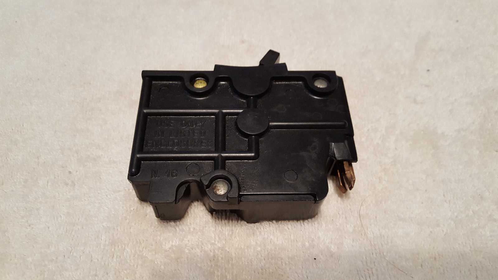 Federal Pacific FPE NA NA115 1 Pole 15 Amp Circuit Breaker Red Handle