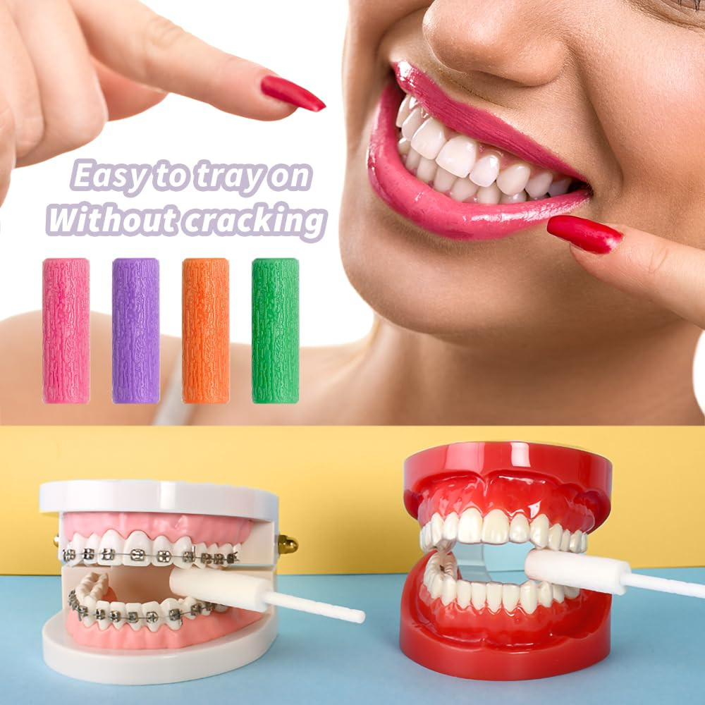 Aligner Tray, 12-Pack Medical Grade Silicone Orthodontic Chompers Aligner Trays