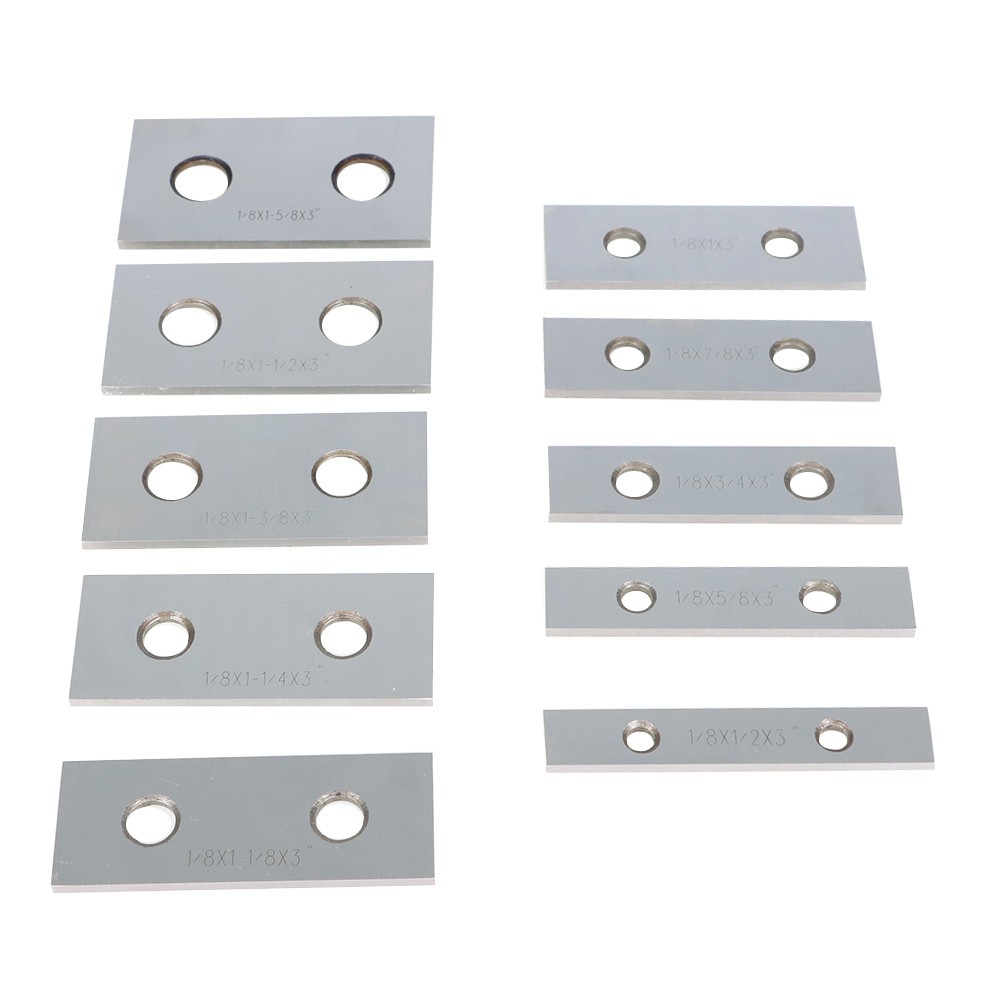 10 Pair 1/8 x 3″ Precision Parallel Set Hardened Steel In Case Steel New