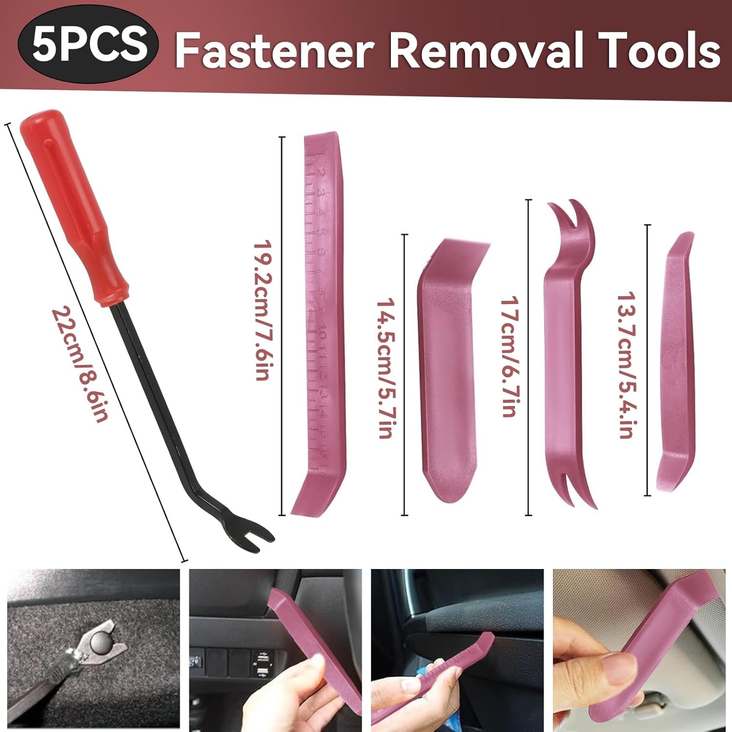 2080Pcs Car Retainer Clips & Fasteners Kit – 33 Universal Sizes Nylon Bumper,