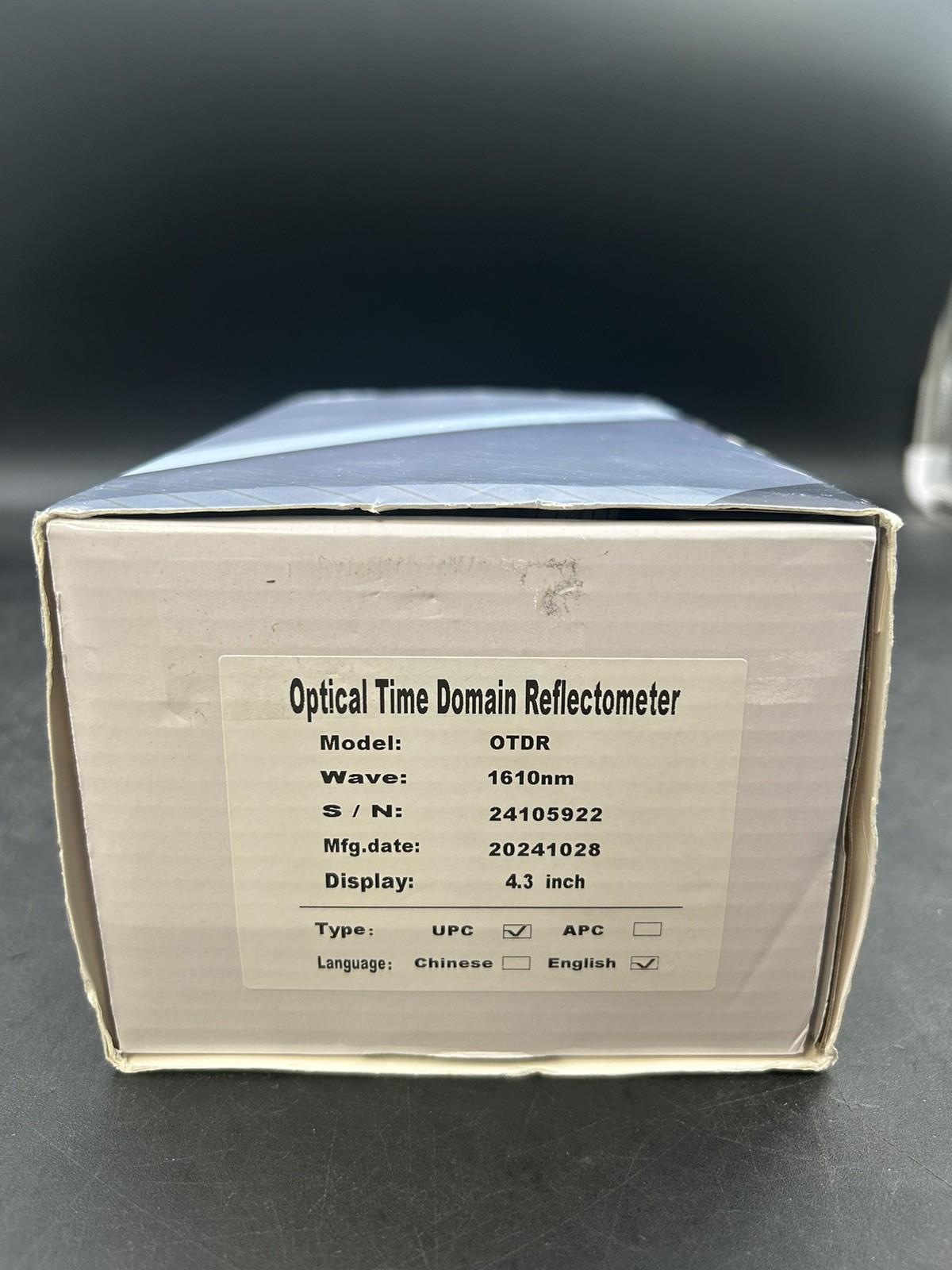 Mini-Pro Live SM OTDR 1610nm 22dB 4.3in Touch Screen