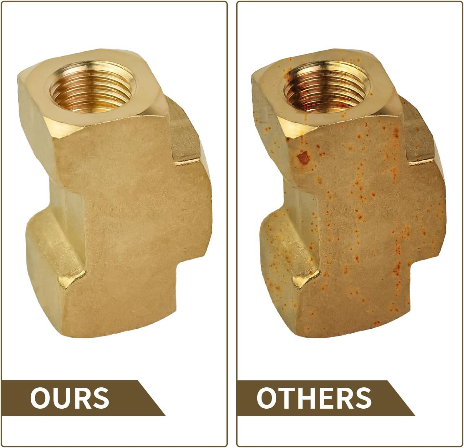 3/16 Brake Line Tee Union Fitting Leak-Proof 3-Way Union | Universal 3-Way for 3