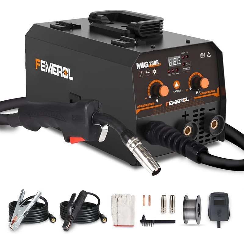 2 in 1 MIG MMA Welder Portable Flux Core Welding Machine DIY Home Repairs New