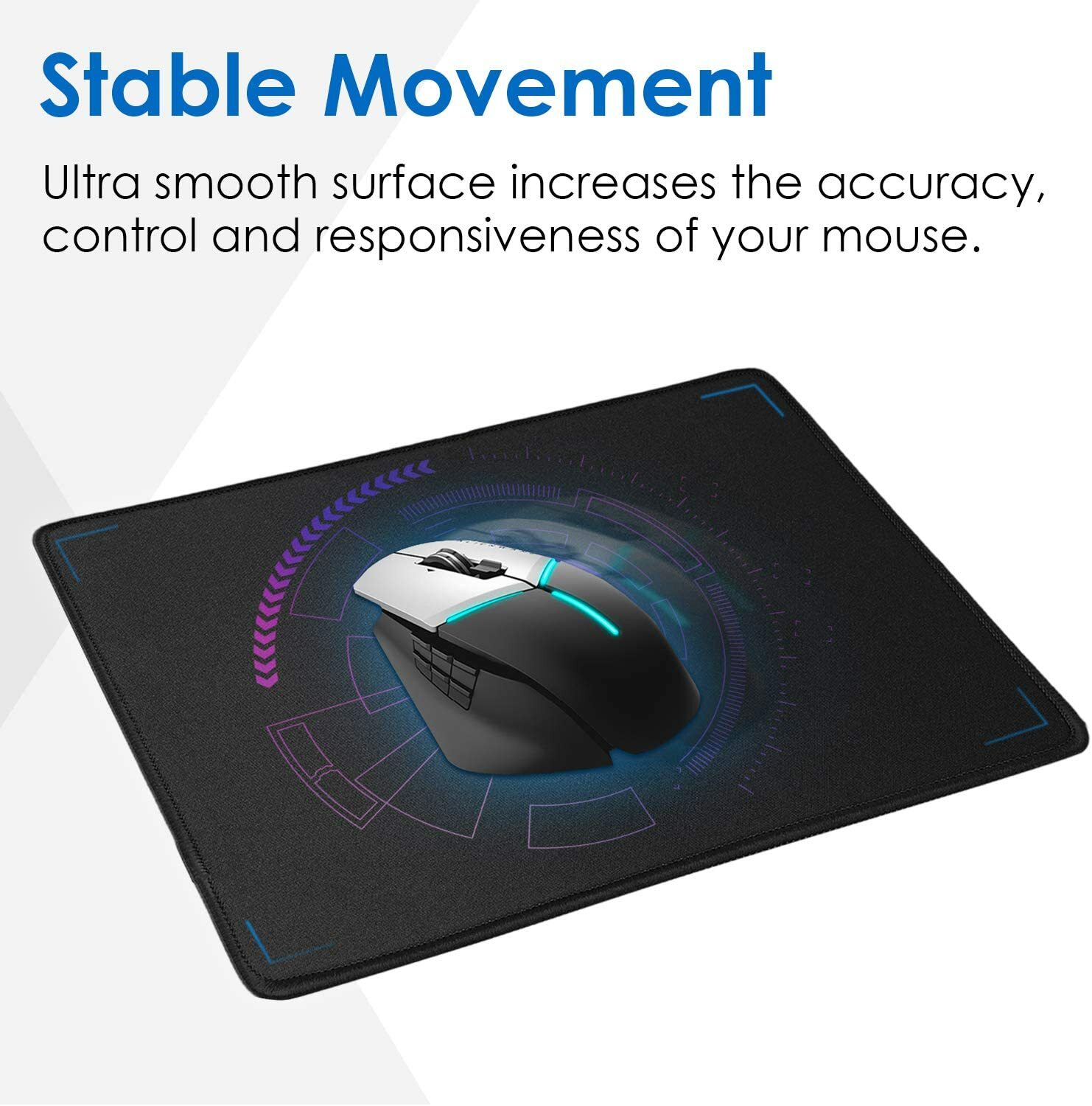 Non-Slip Mouse Mat Mice Pad Waterproof PC Computer Laptop Desk Mousepad new