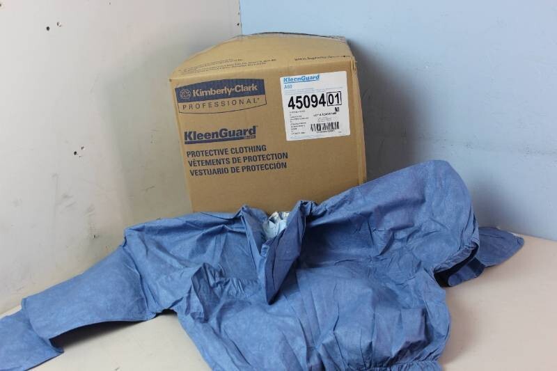 KleenGuard A60 Bloodborne Pathogen & Chemical Splash Protection Coveralls XLARGE