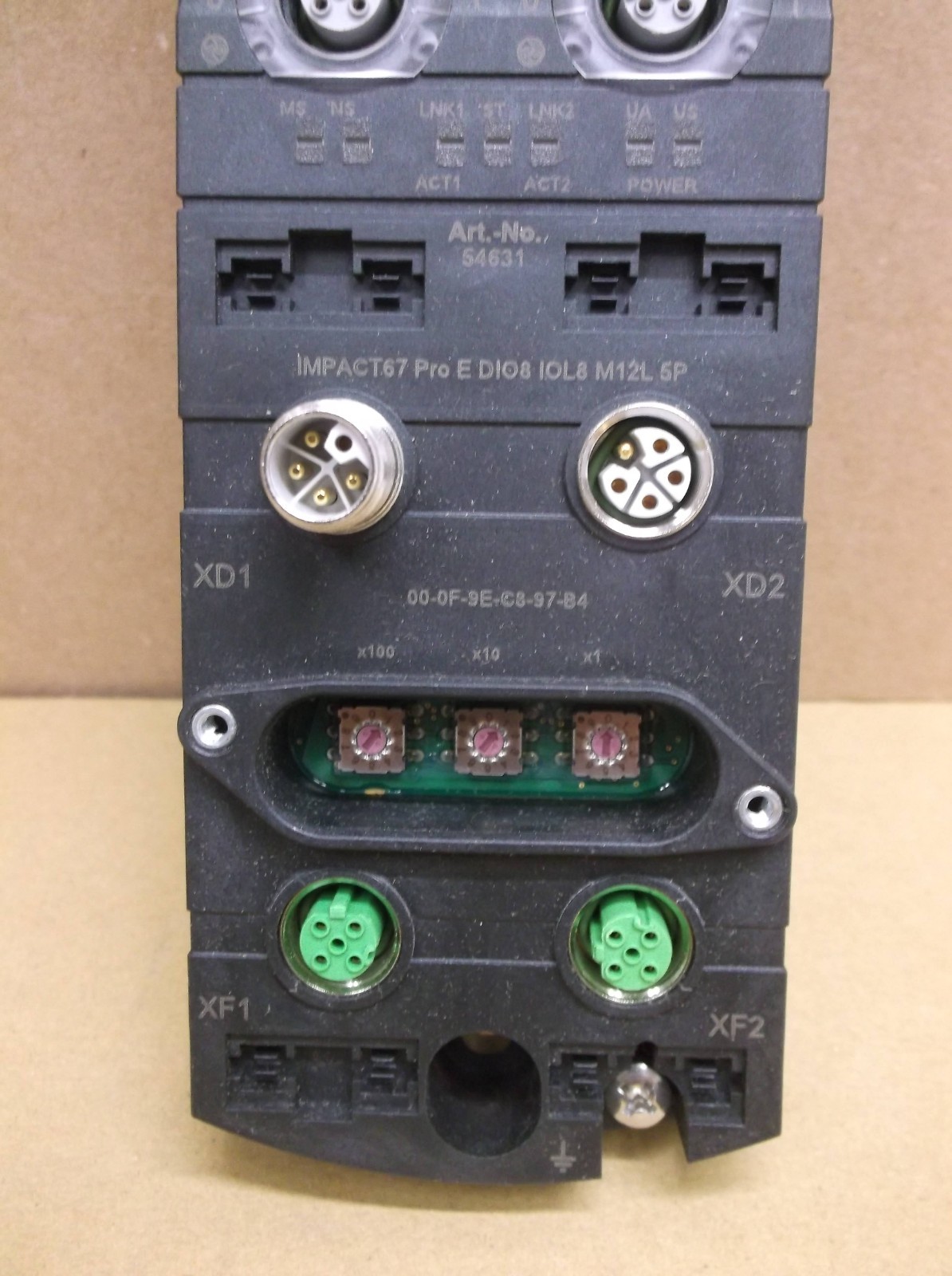 54631 Murr NEW In Box PLC I/O Terminal Block IMPACT67 Pro E DIO8 IOL8 M12L 5P