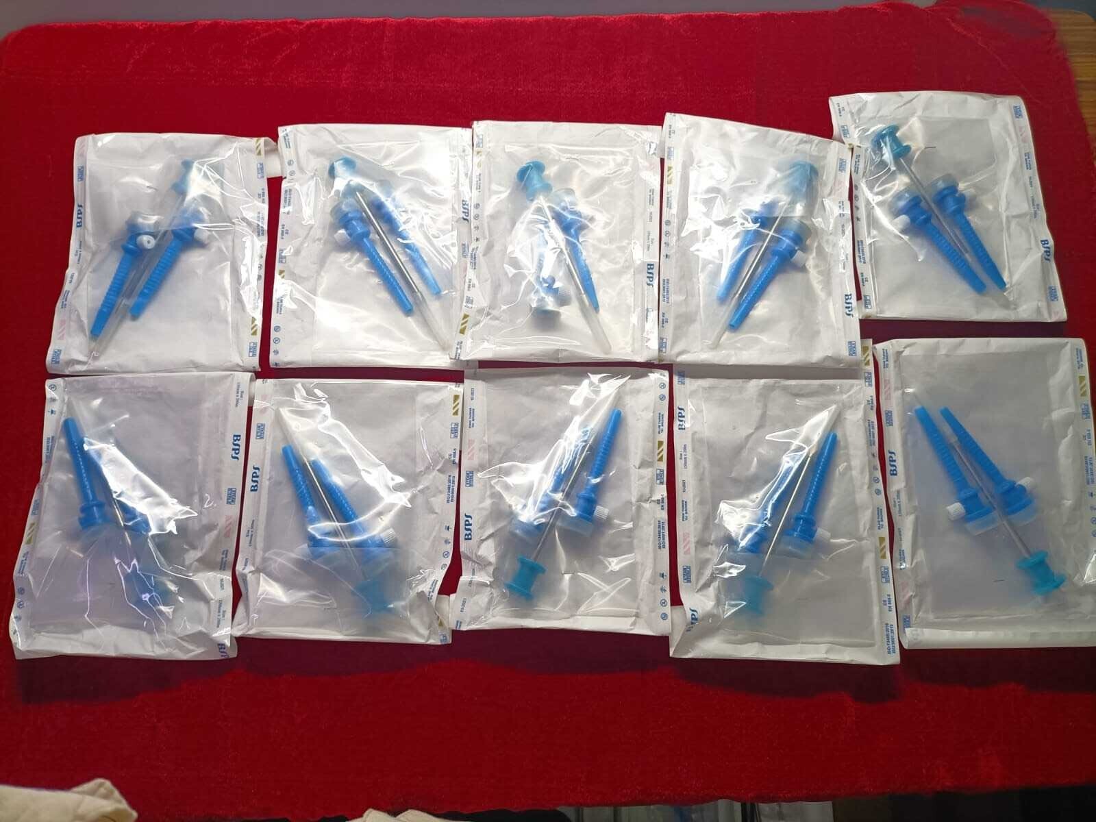 Laparoscopic Disposable Plastic Trocar Cannula 5mm Surgical Instruments – 10pc