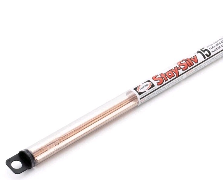 Harris Stay-Silv 15 Copper Alloy Brazing Rod Welding Rods Tube MPN Stay-Silv 15