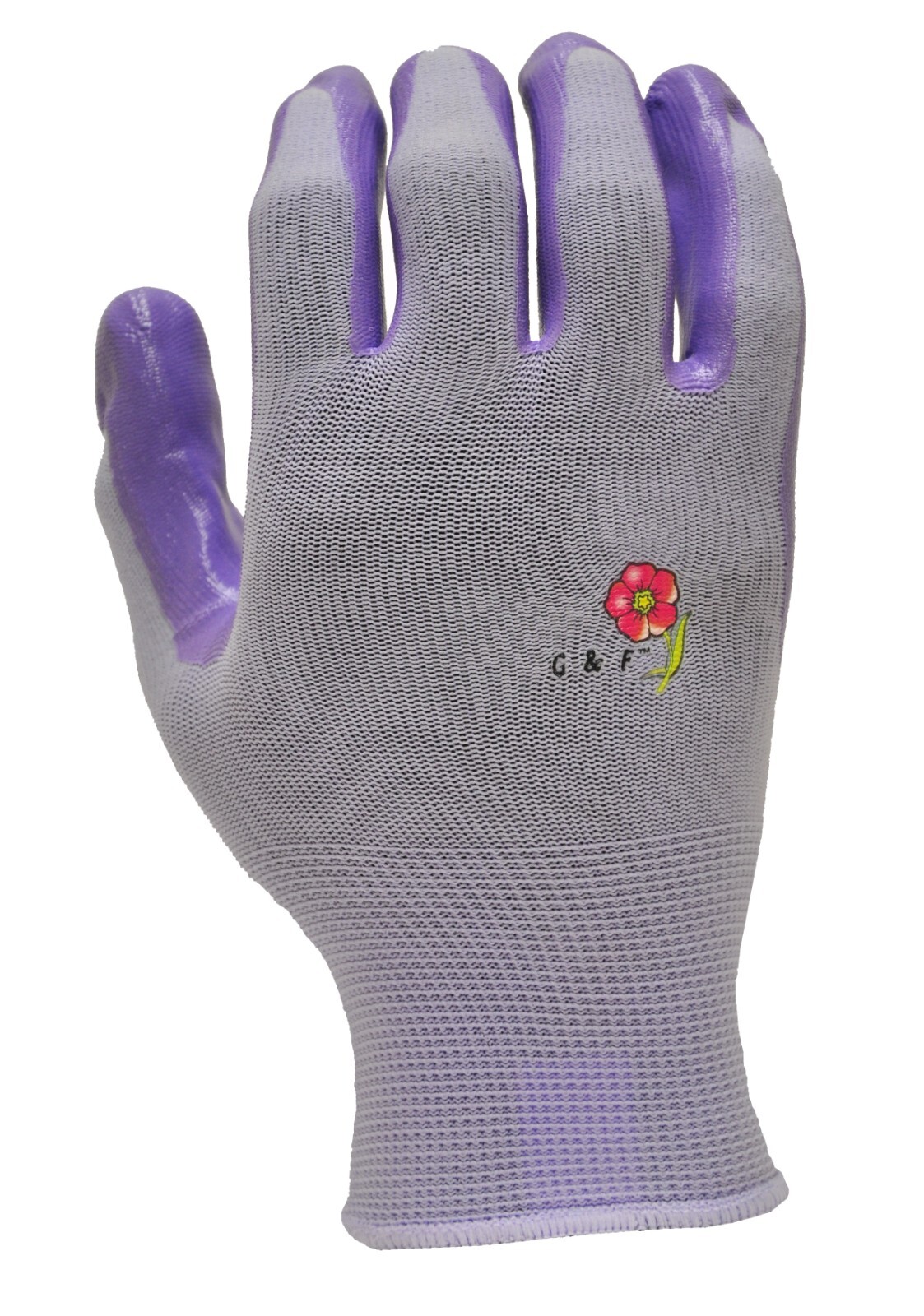 G & F 1522 Women Work Garden Gloves With Micro Foam Coating Texture Grip 12 Pair