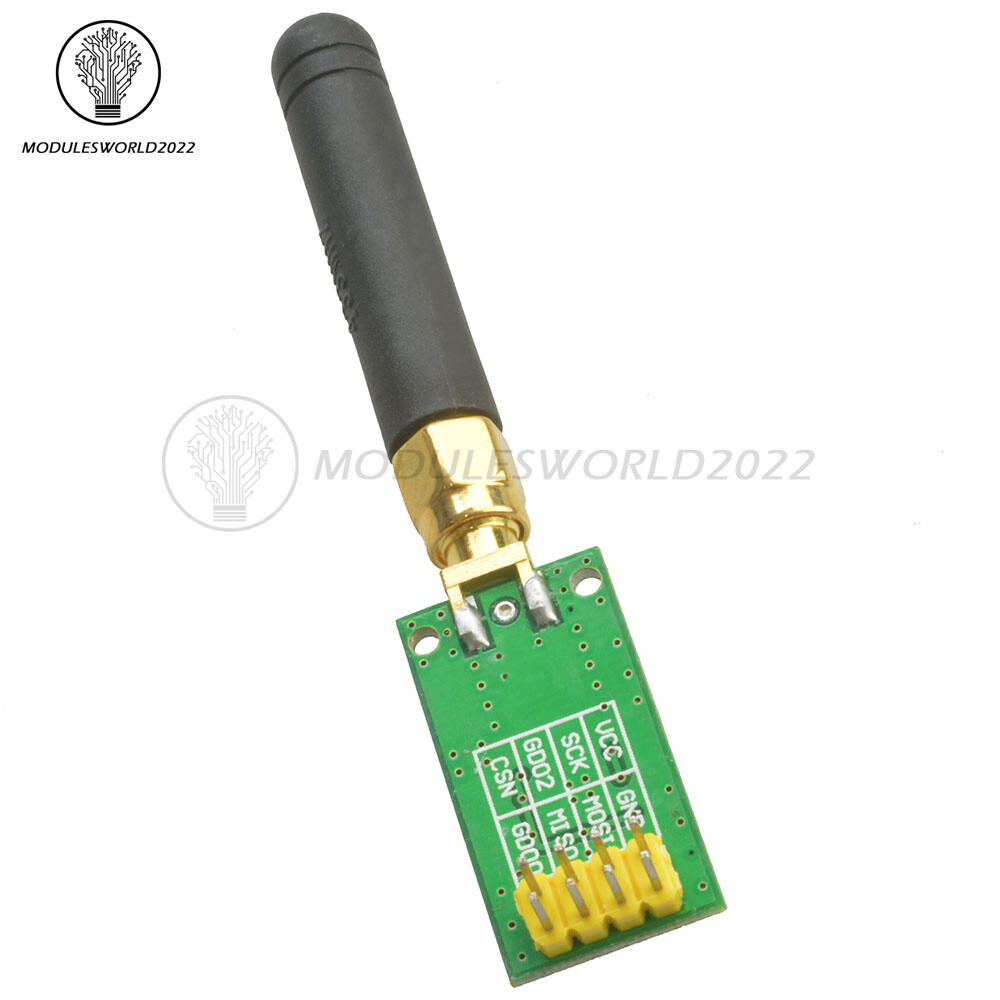 1/2/5/10PCS CC1101 Wireless Transceiver 433MHz + SMA Antenna Wireless Module