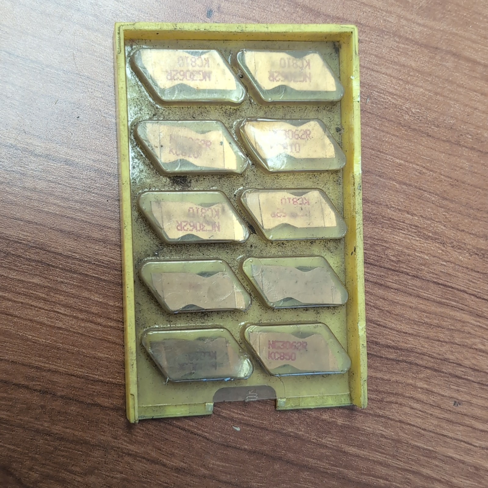 Kennametal NR3062R KC810 Carbide Top-Notch Grooving Inserts (10 Pcs)