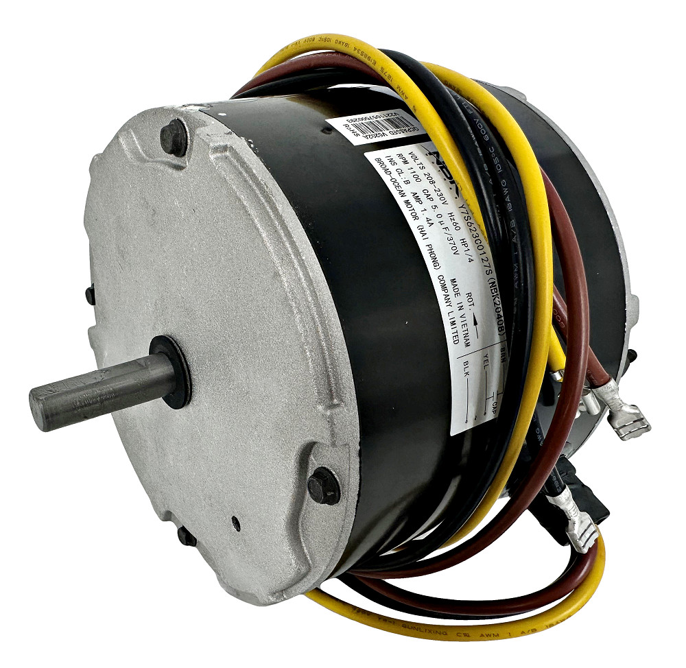 Genteq 3905 & Dayton 6DLL0 Condenser Fan Motor, 1/4 HP, 1100 RPM, 5KCP39EGS070S