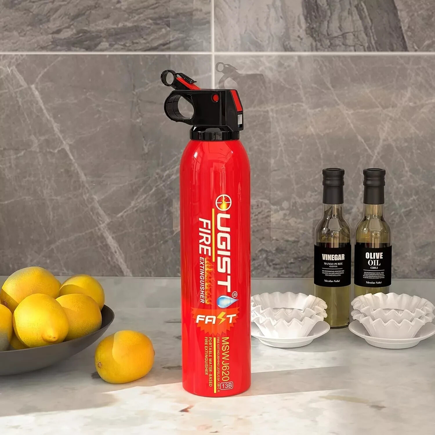 4 In1 Fire Extinguisher with Mount Fire Extinguishers for the House/Car/Kitchen