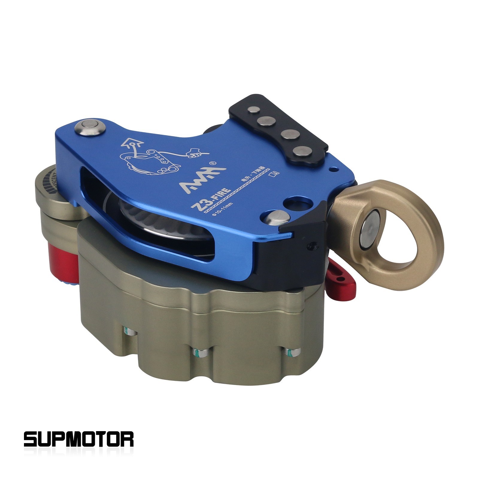 Z3-FIRE Blue Ascent Descent Device Comes with Universal Joint without Tool Box