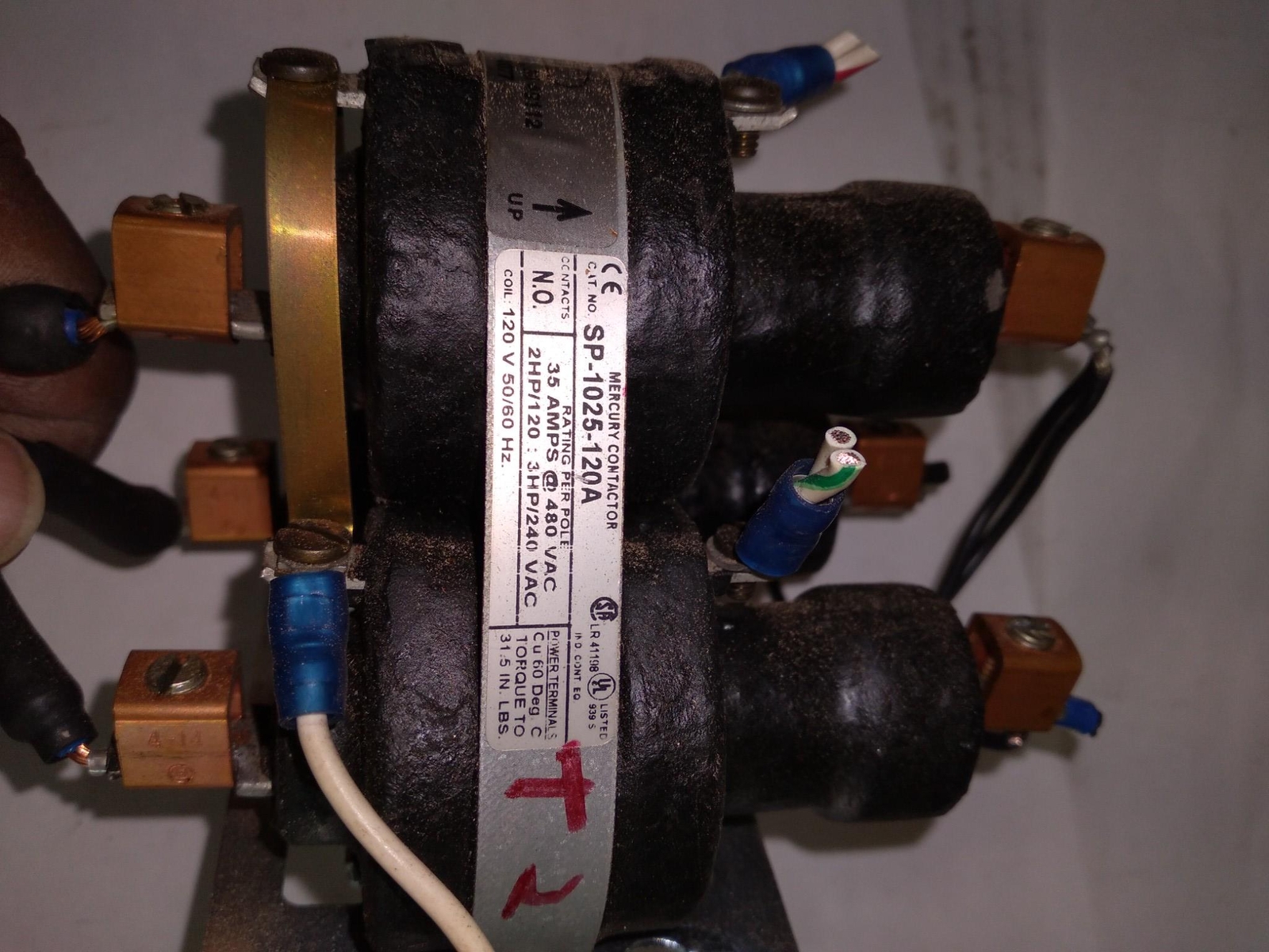 MDI SP-1025-120A 35AMPS 480VAC 2-3HP 120-240VAC 120V 50/60HZ