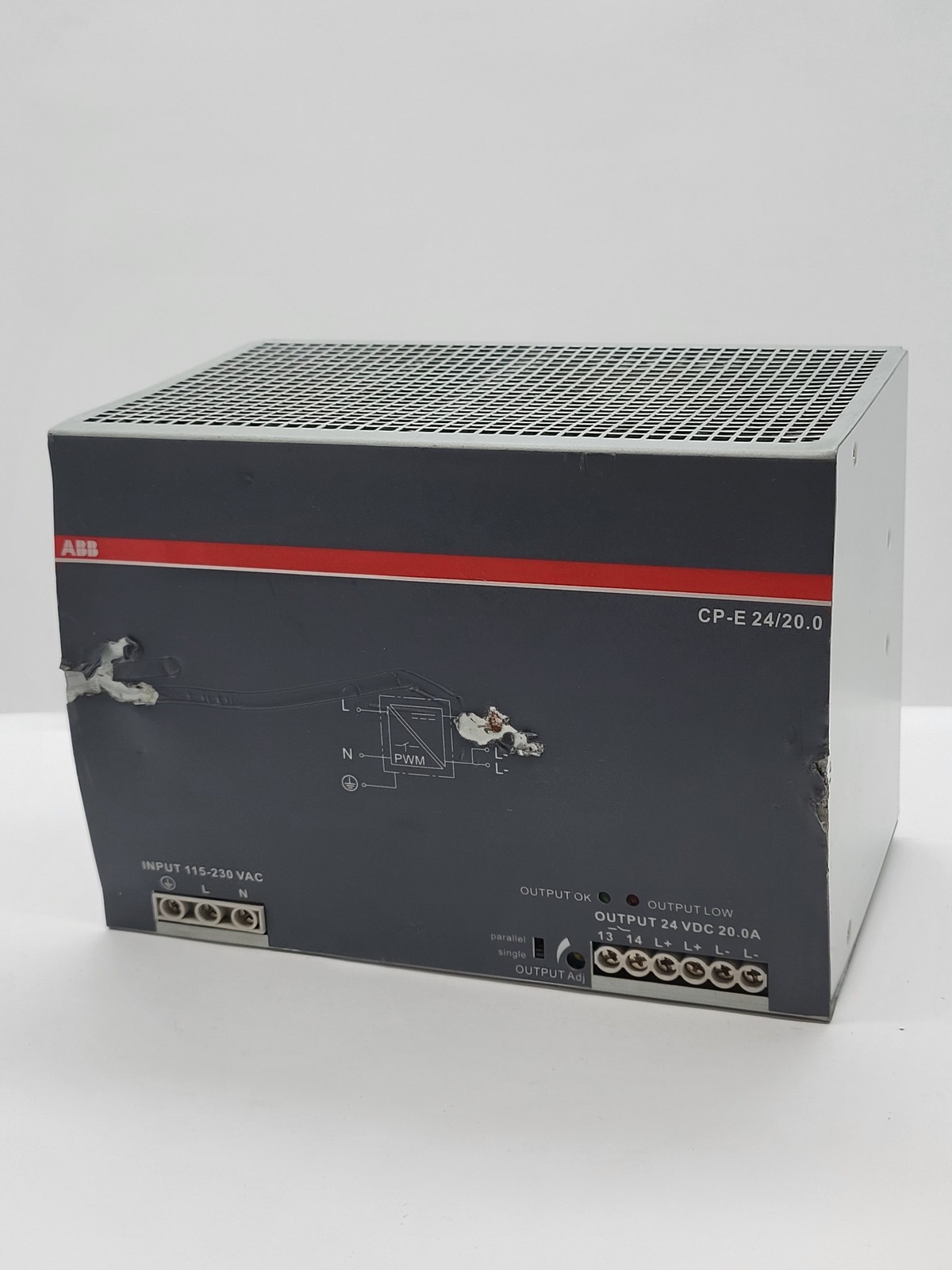 ABB CP-E 24/20.0 Switching Power Supply 115/230V Input 24V 20.0A Output