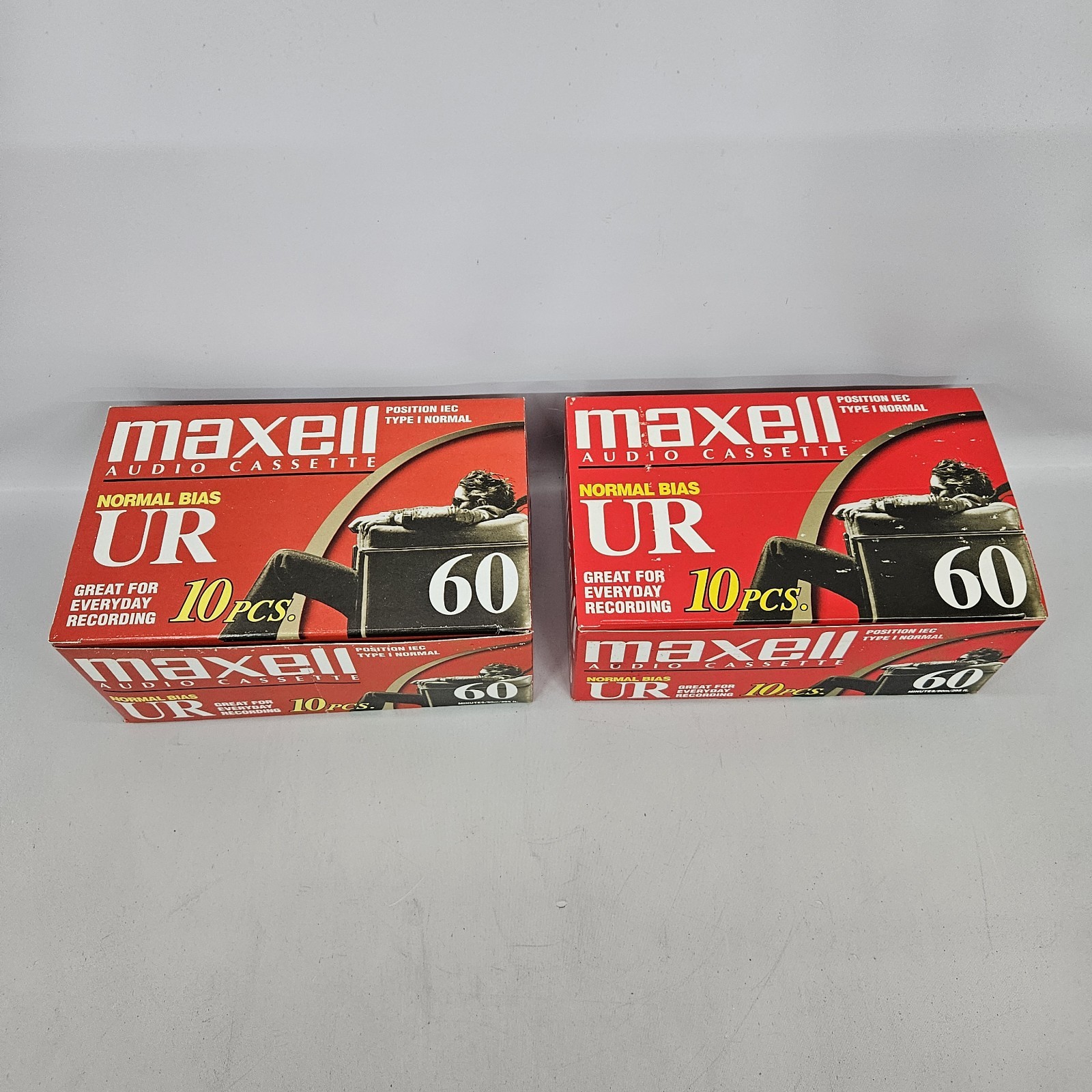 Maxell Blank Cassette Audio Blank Tape UR 60 20-pack Lot Normal Bias New Sealed