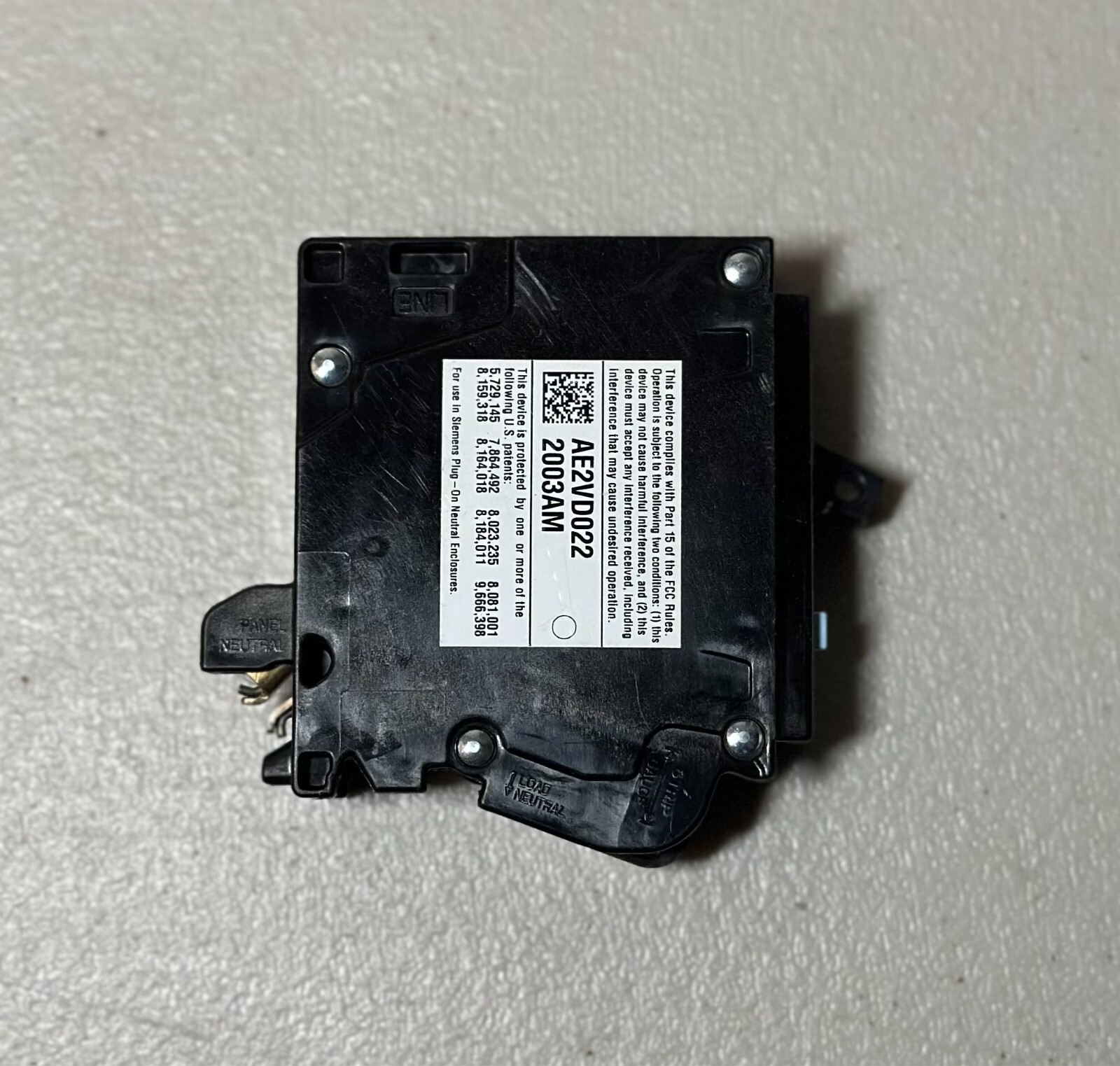 USED 10 PCS Siemens Q115DFN 15A 120V AFCI/GFCI Dual Function Circuit Breakers