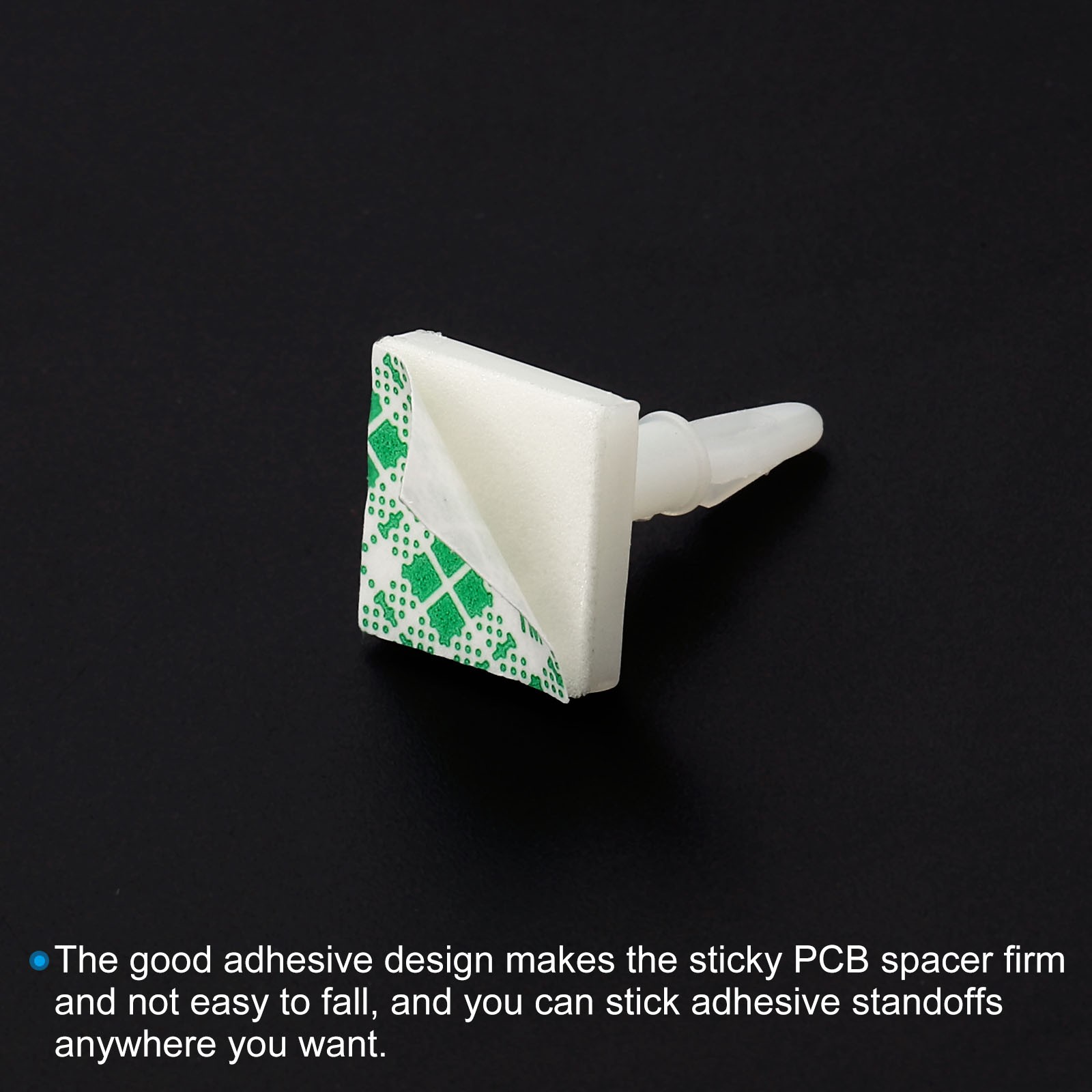 24Pcs Sticky PCB Spacer Adhesive Standoffs 0.5″ White DIY FOR PCB PC BOARD
