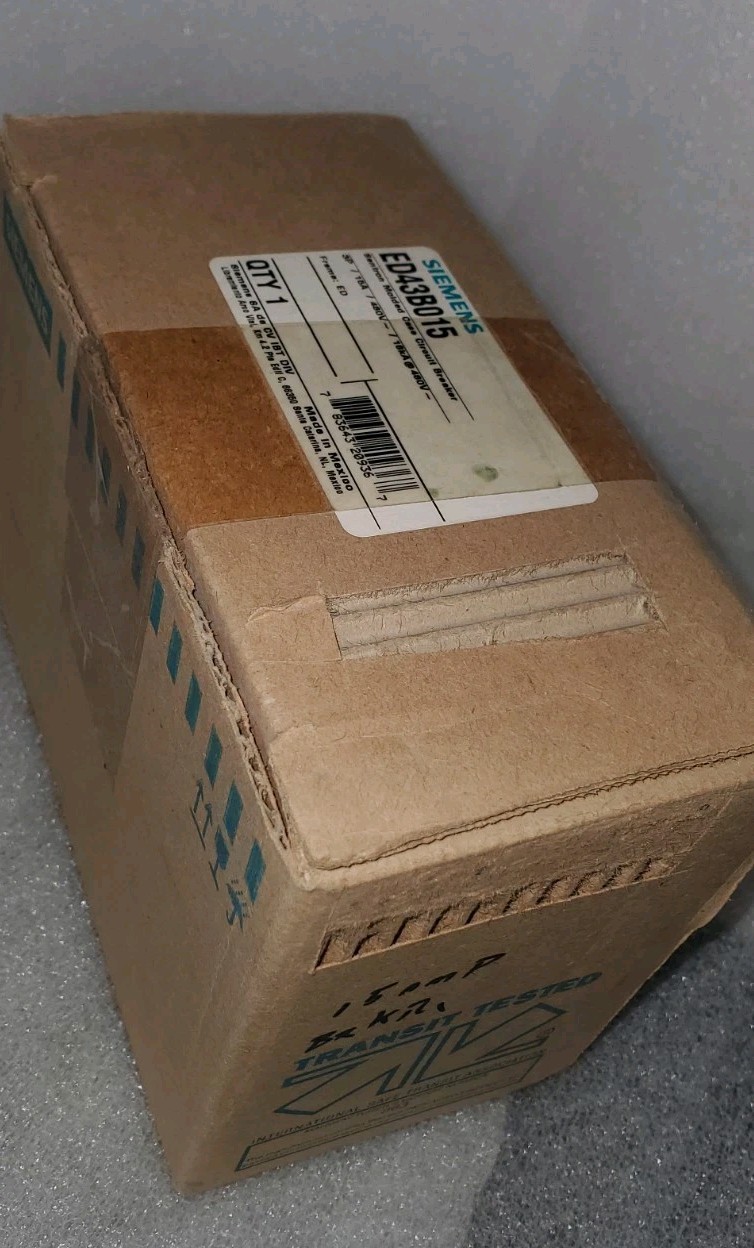 Siemens SENTRON 600V~ Max. 15A 3-Pole Circuit Breaker ED43B015 NEW-OLD STOCK