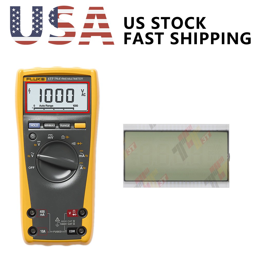 Display for FLUKE 77IV 175 177 179 True Rms Digital Multimeter Repair