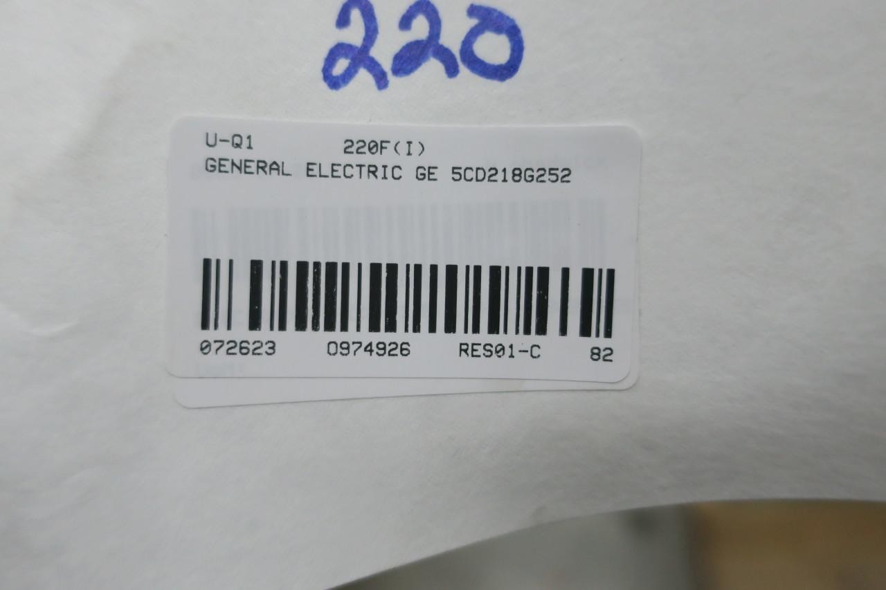 Ge 5CD218G252 Cd218ay Kinamatic Direct Current Generator 3kw 1750rpm 50v-dc