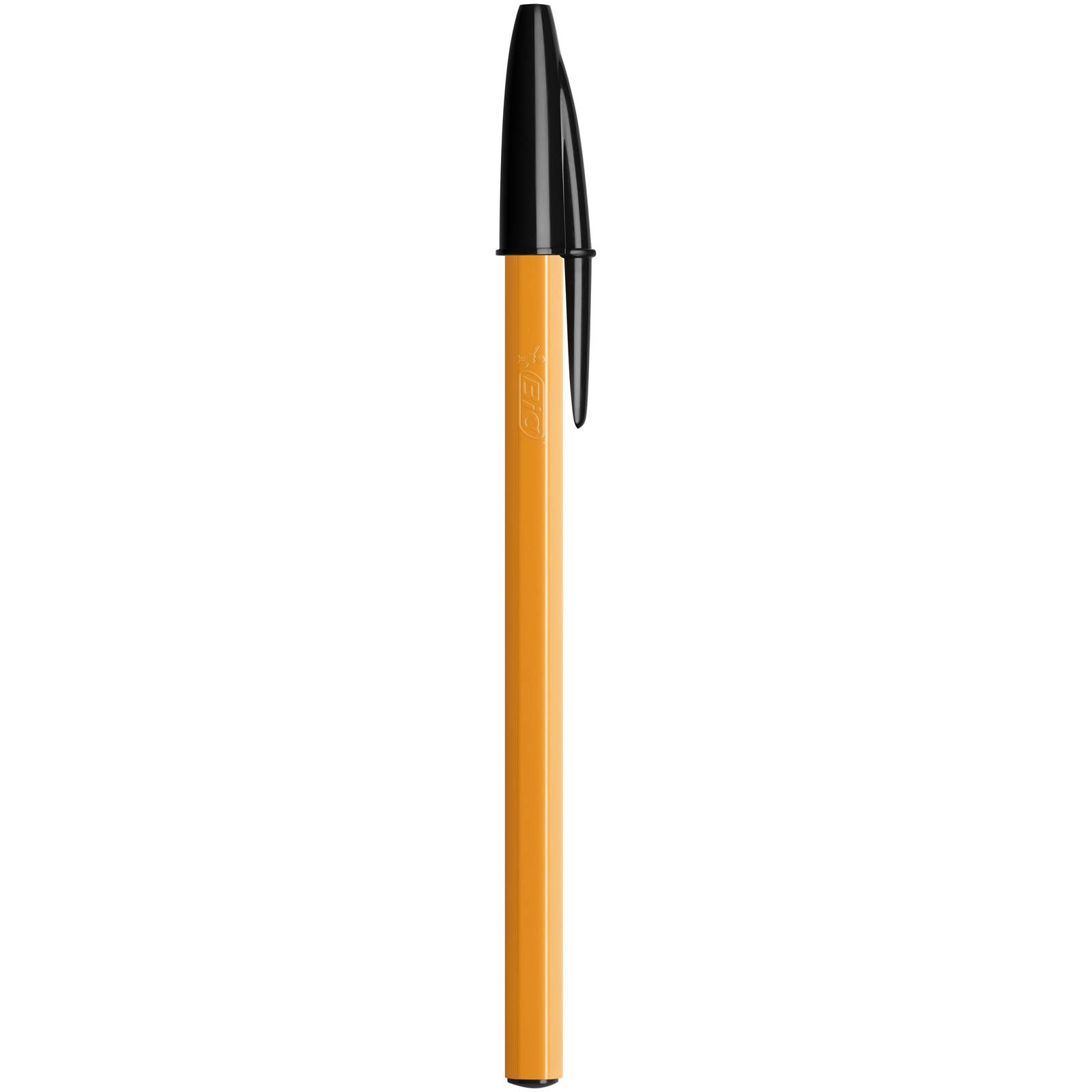 BIC Orange Fine, Ballpoint Pens, Writing Pens 20 Count (Pack of 1), Black