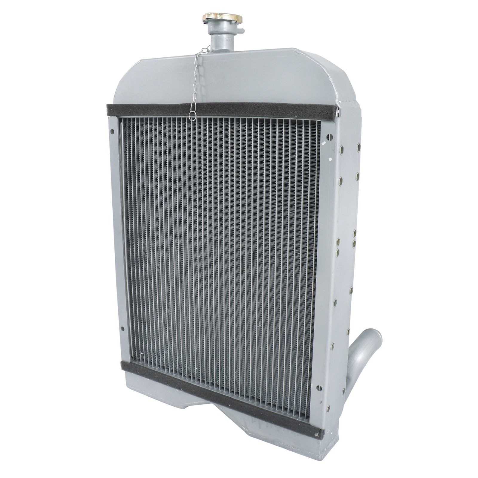 8N8005 86551430 2 low Full Aluminum Radiator For Ford Tractor 2N 8N 9N Model